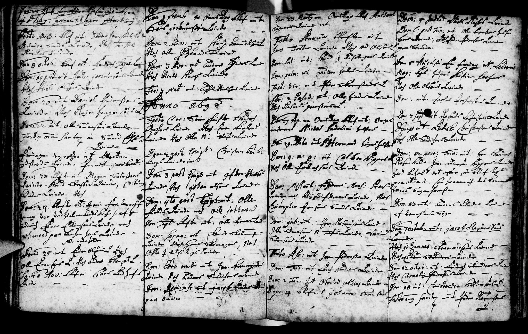 Domkirken sokneprestkontor, SAST/A-101812/001/30/30BA/L0001: Parish register (official) no. A 1 /1, 1688-1727