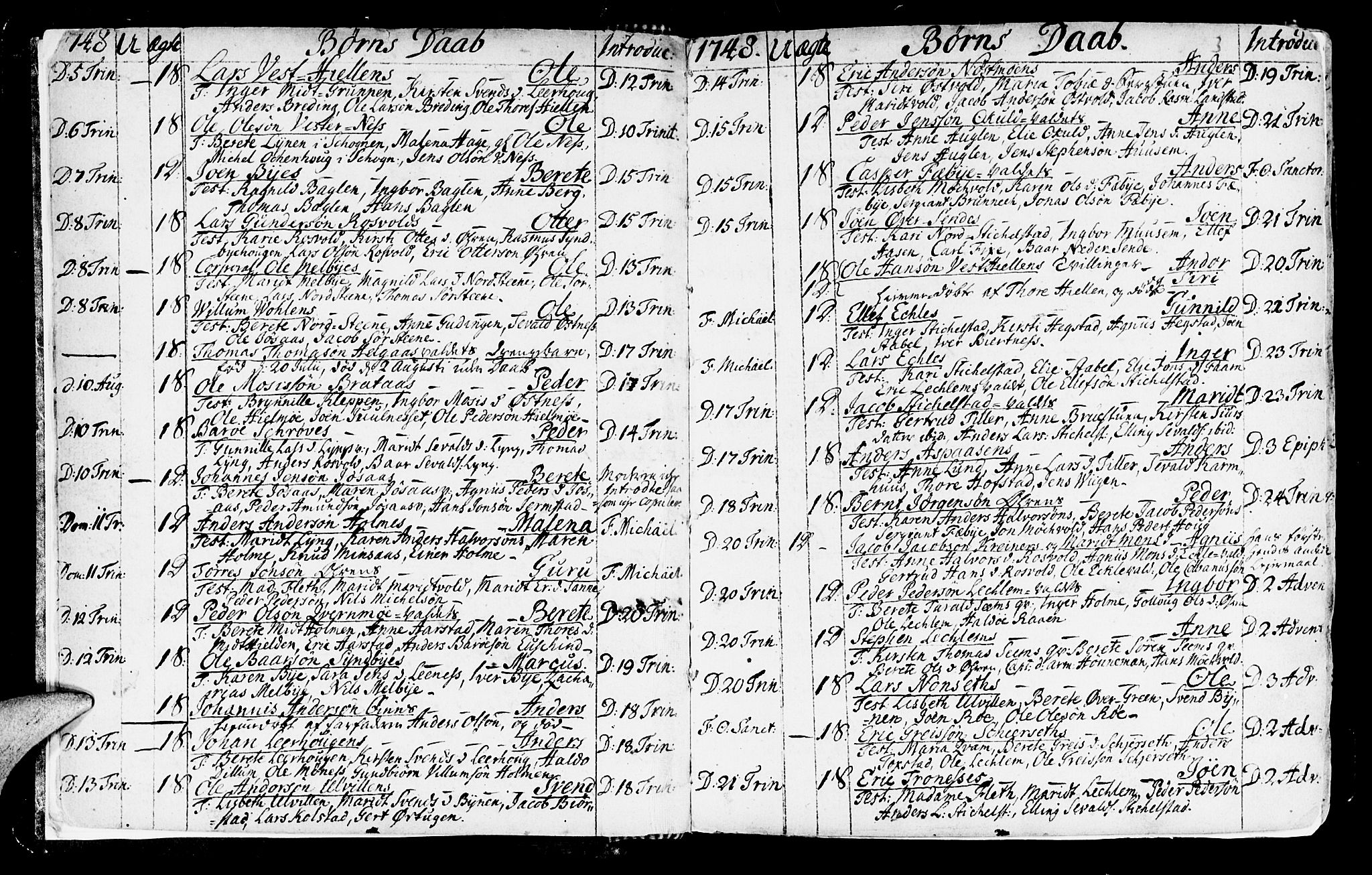 Ministerialprotokoller, klokkerbøker og fødselsregistre - Nord-Trøndelag, SAT/A-1458/723/L0231: Parish register (official) no. 723A02, 1748-1780, p. 3