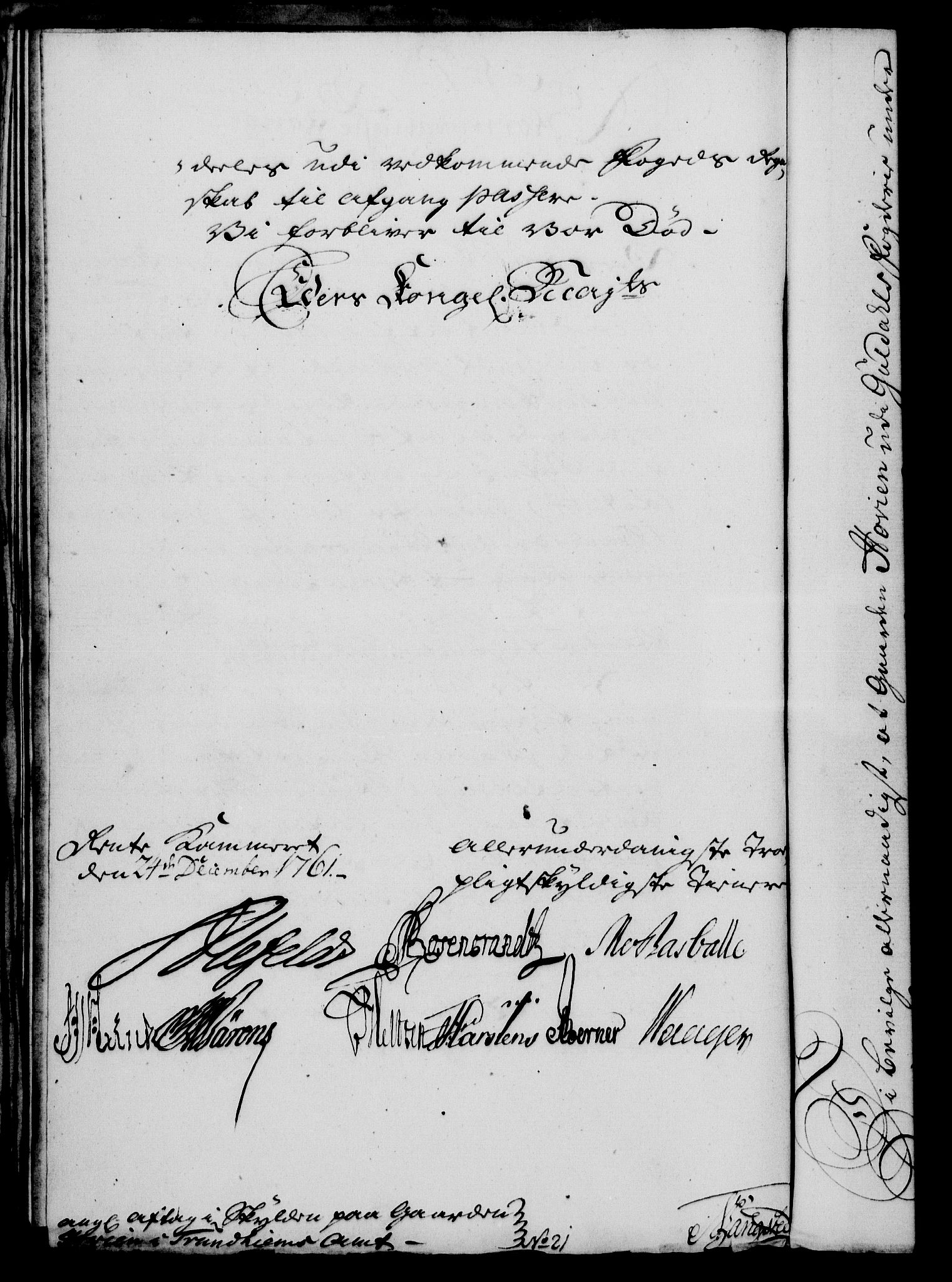 Rentekammeret, Kammerkanselliet, RA/EA-3111/G/Gf/Gfa/L0044: Norsk relasjons- og resolusjonsprotokoll (merket RK 52.44), 1762, p. 30