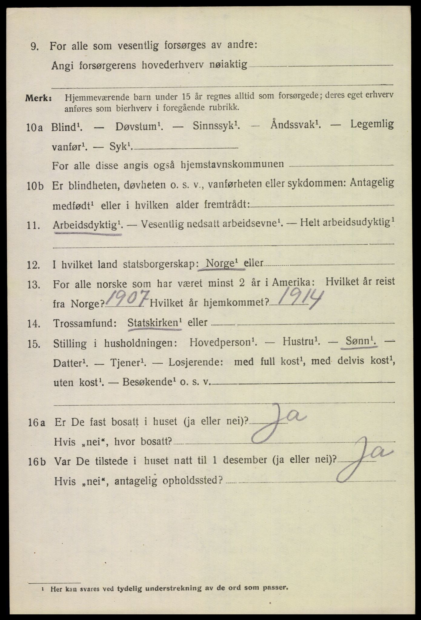 SAH, 1920 census for Eidskog, 1920, p. 11300