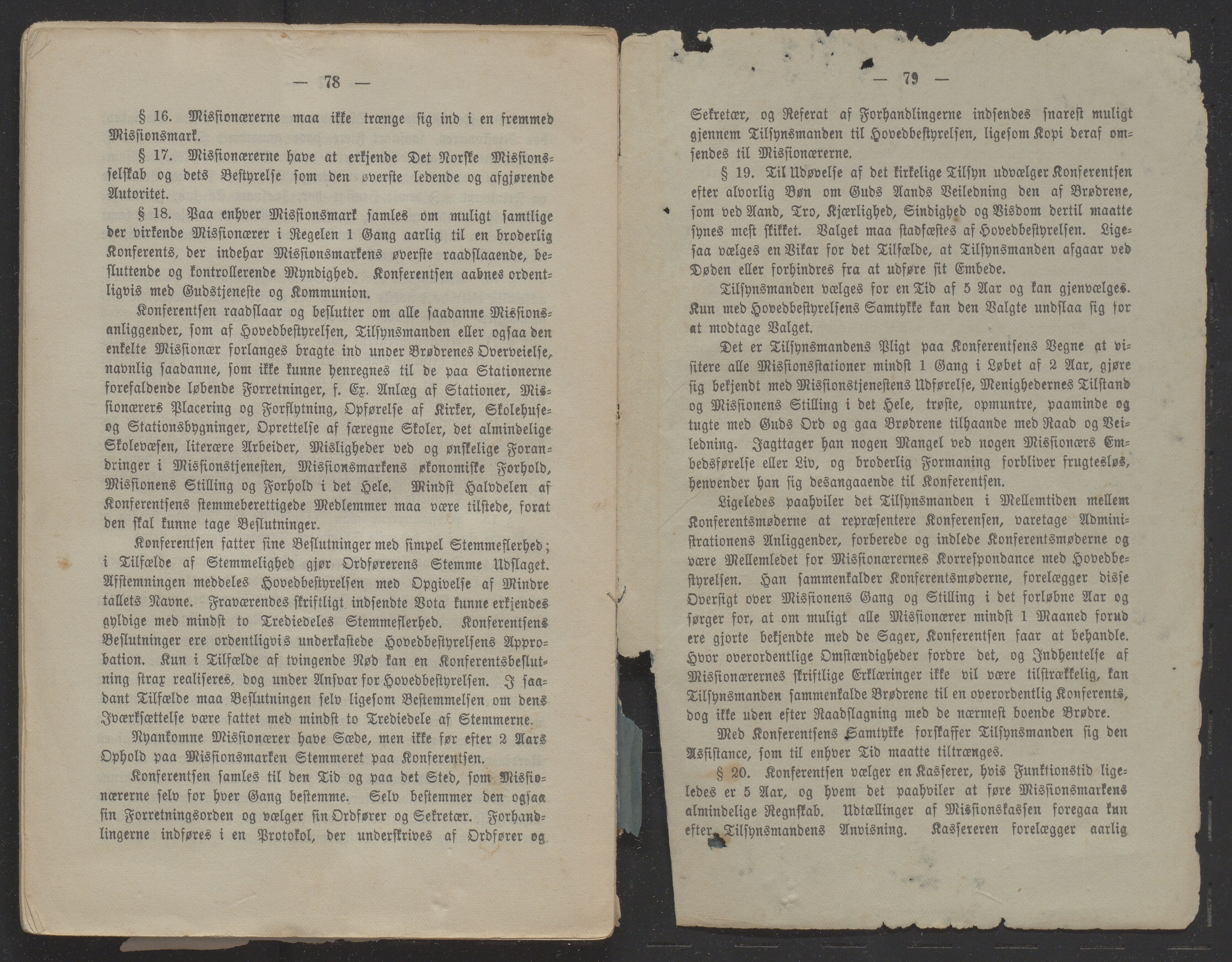 Det Norske Misjonsselskap - hovedadministrasjonen, VID/MA-A-1045/D/Db/Dba/L0338/0009: Beretninger, Bøker, Skrifter o.l   / Årsberetninger 40. , 1882, p. 78-79