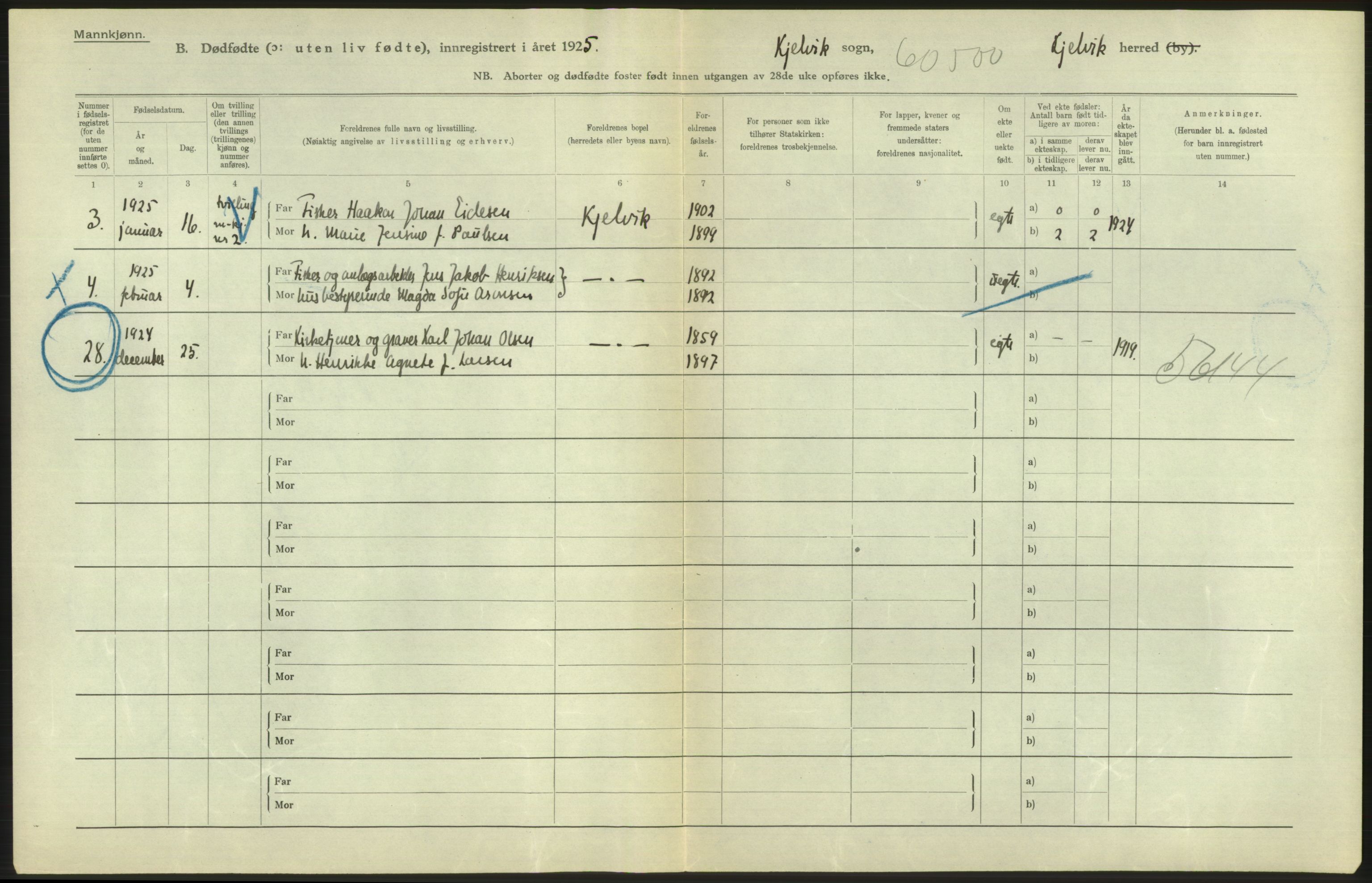 Statistisk sentralbyrå, Sosiodemografiske emner, Befolkning, AV/RA-S-2228/D/Df/Dfc/Dfce/L0046: Finnmark fylke: Levendefødte menn og kvinner, gifte, døde, dødfødte. Bygder og byer., 1925, p. 660