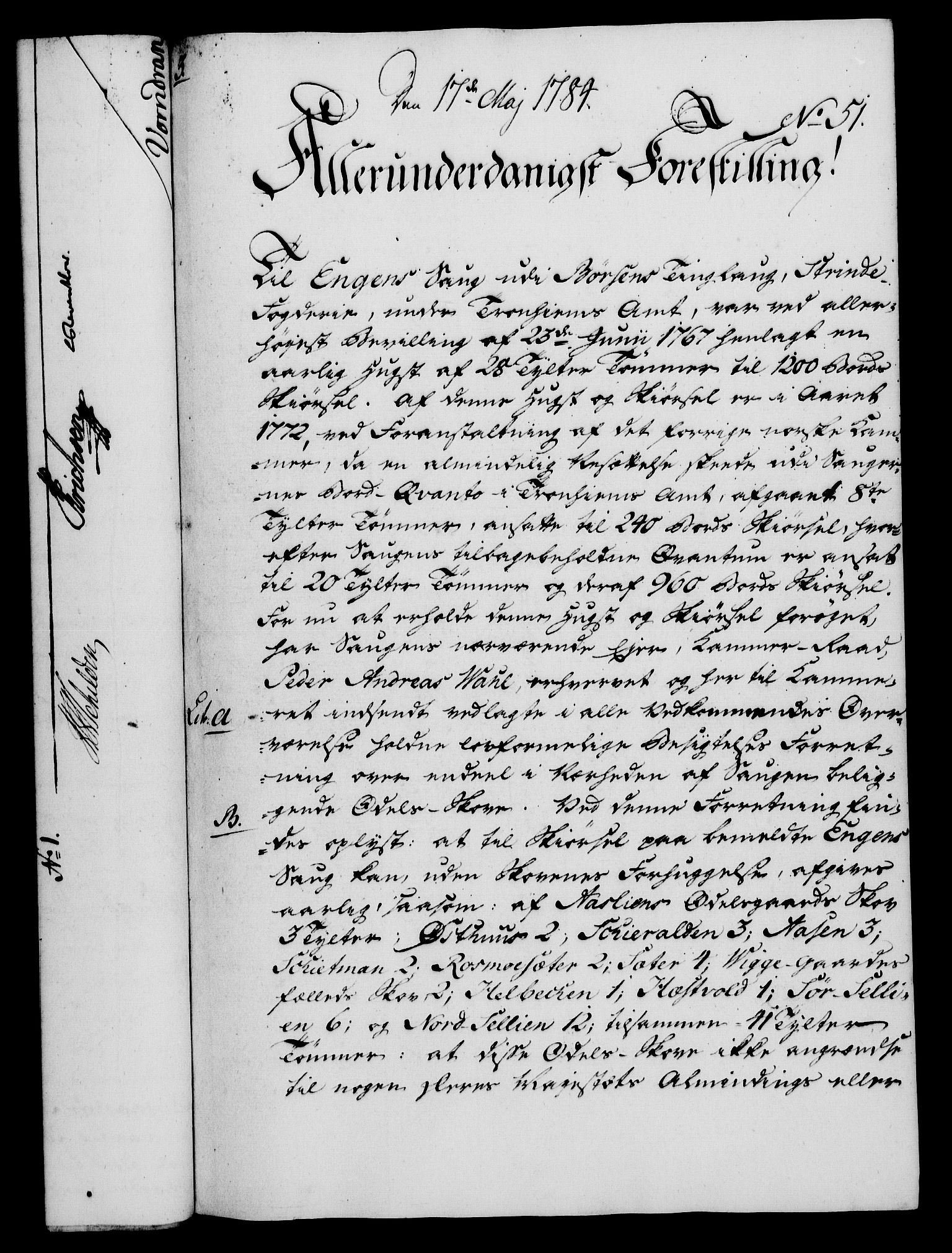 Rentekammeret, Kammerkanselliet, RA/EA-3111/G/Gf/Gfa/L0066: Norsk relasjons- og resolusjonsprotokoll (merket RK 52.66), 1784, p. 400
