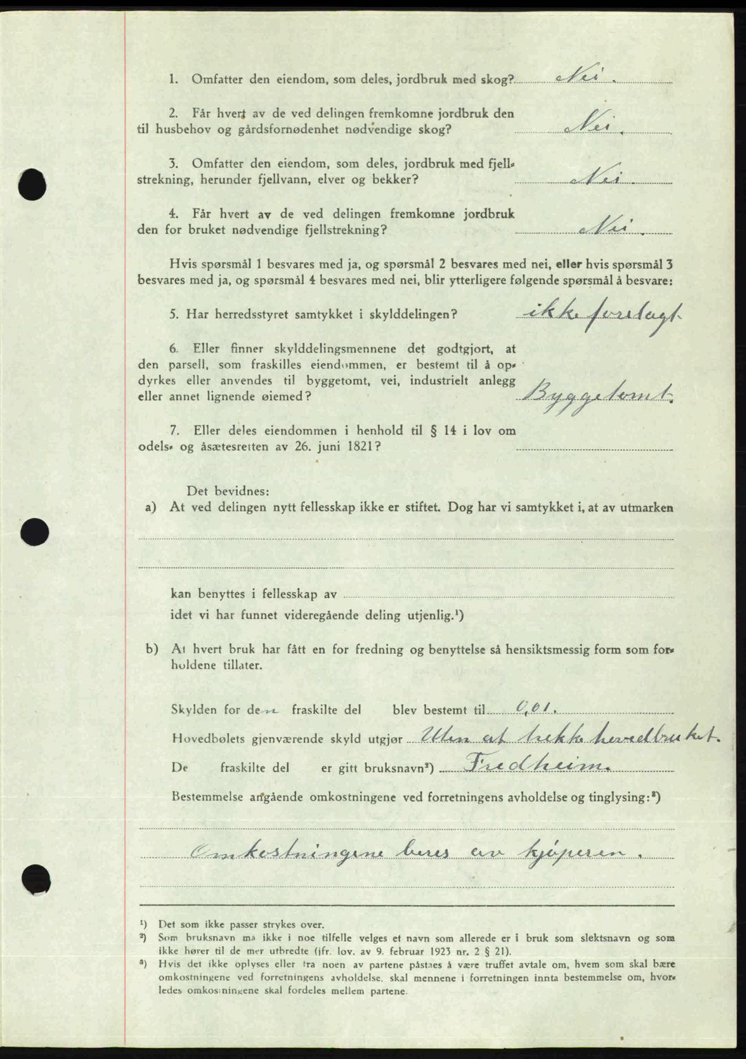 Romsdal sorenskriveri, AV/SAT-A-4149/1/2/2C: Mortgage book no. A21, 1946-1946, Diary no: : 2150/1946