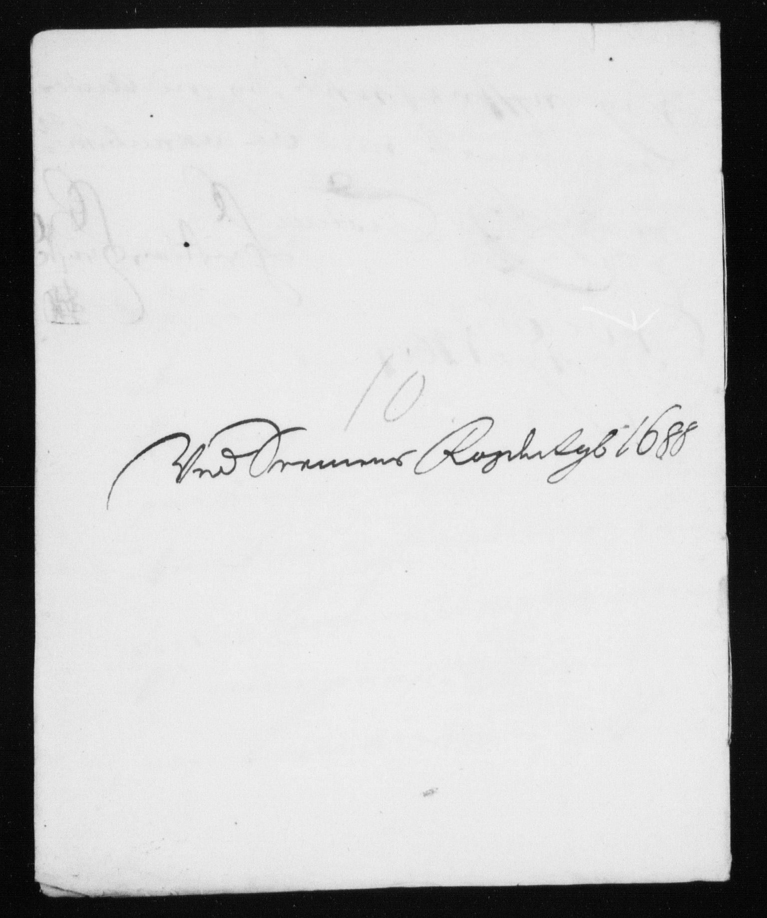 Rentekammeret inntil 1814, Reviderte regnskaper, Stiftamtstueregnskaper, Trondheim stiftamt og Nordland amt, AV/RA-EA-6044/R/Rh/L0012: Nordland amt, 1688