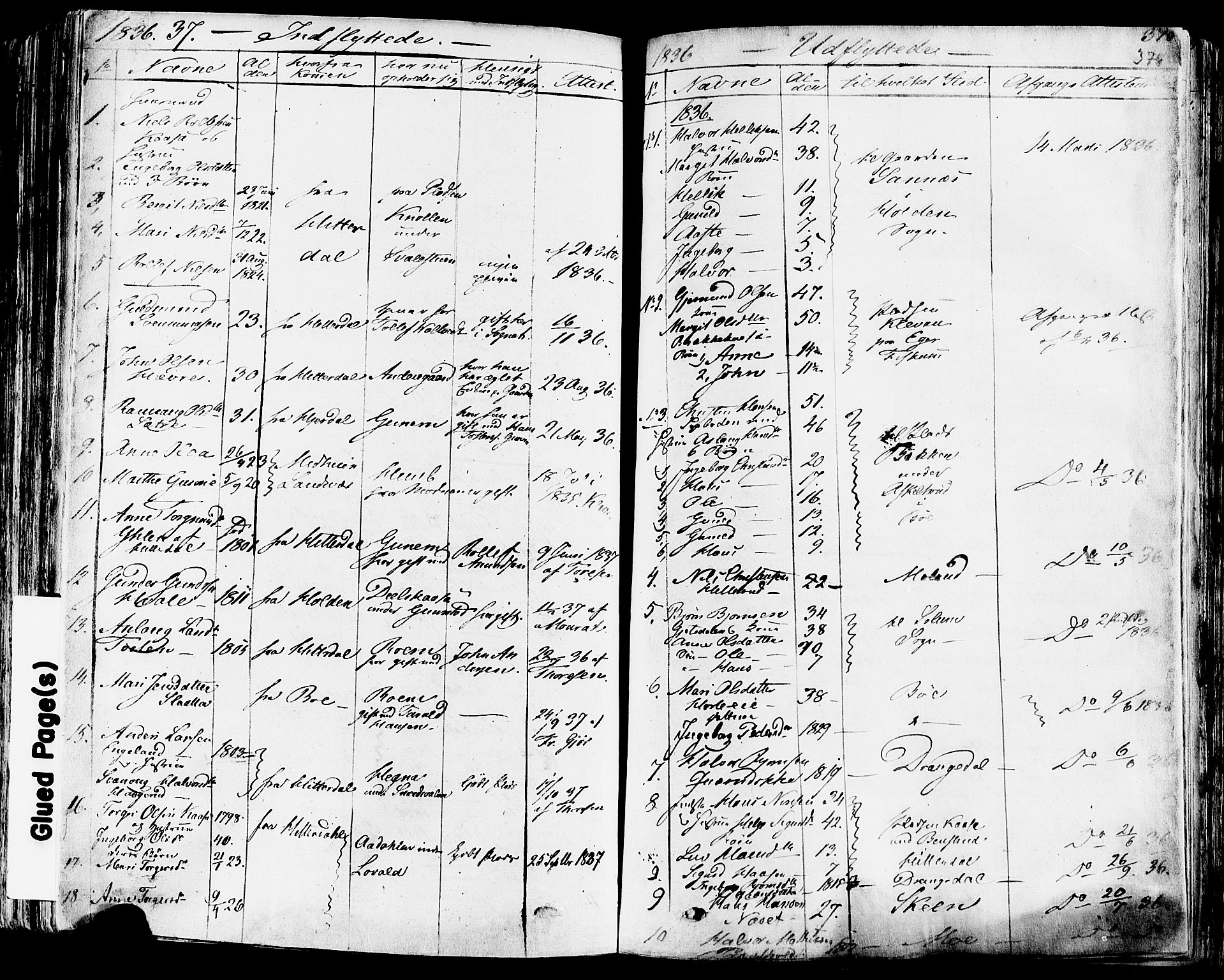 Sauherad kirkebøker, SAKO/A-298/F/Fa/L0006: Parish register (official) no. I 6, 1827-1850, p. 376