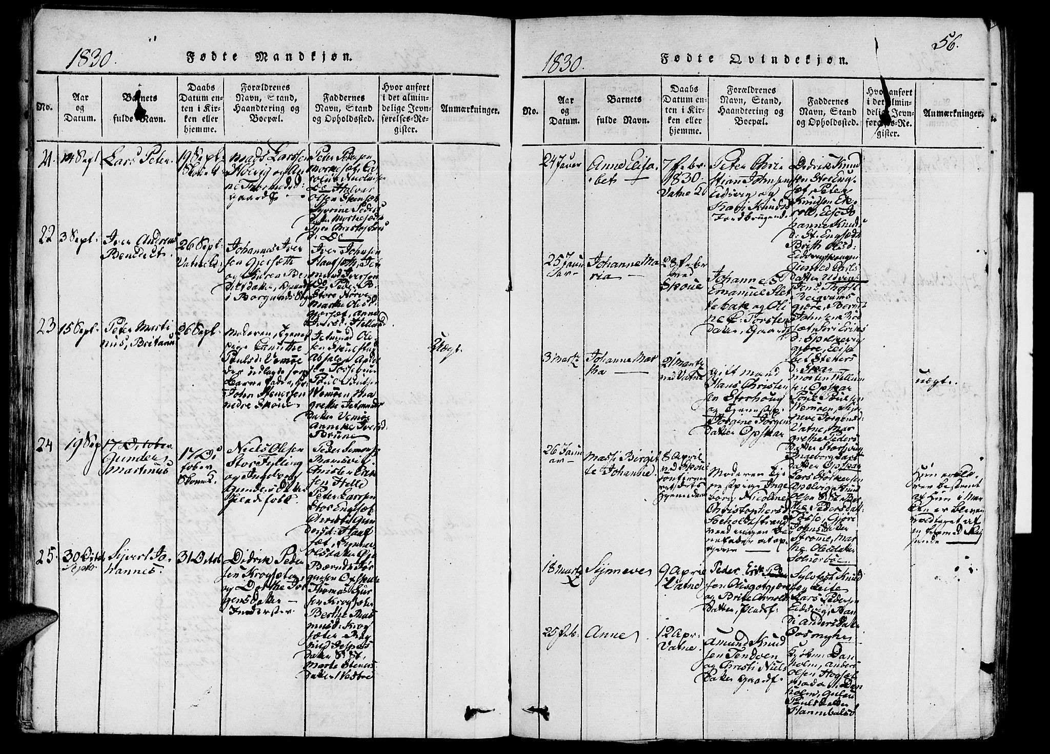 Ministerialprotokoller, klokkerbøker og fødselsregistre - Møre og Romsdal, AV/SAT-A-1454/524/L0351: Parish register (official) no. 524A03, 1816-1838, p. 56