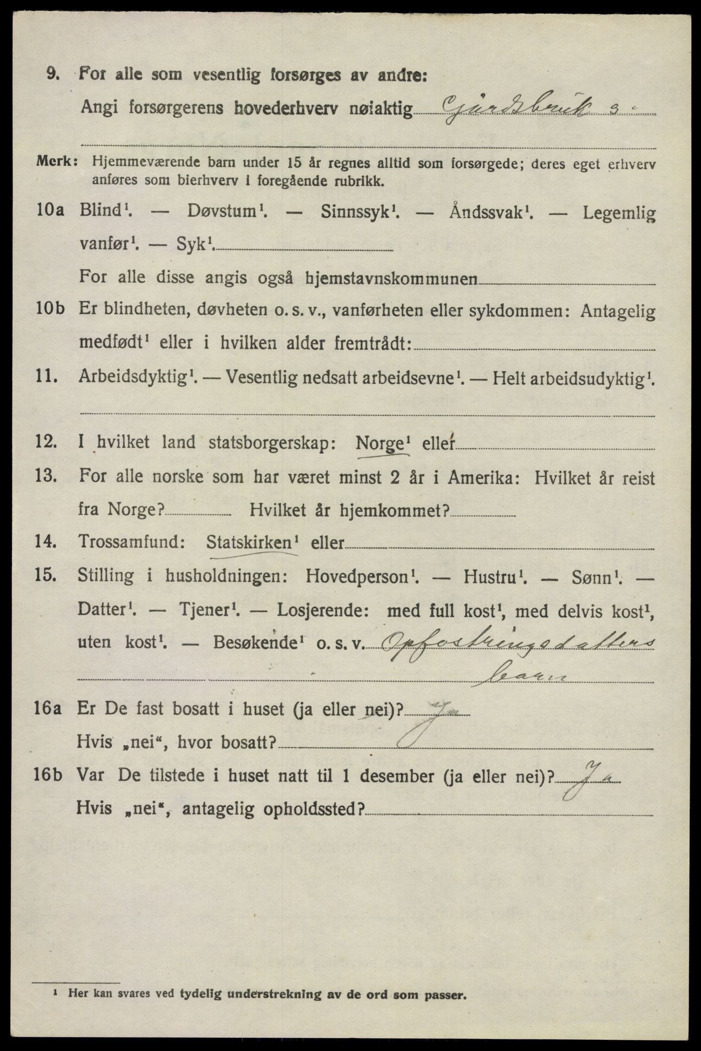 SAO, 1920 census for Enebakk, 1920, p. 2752