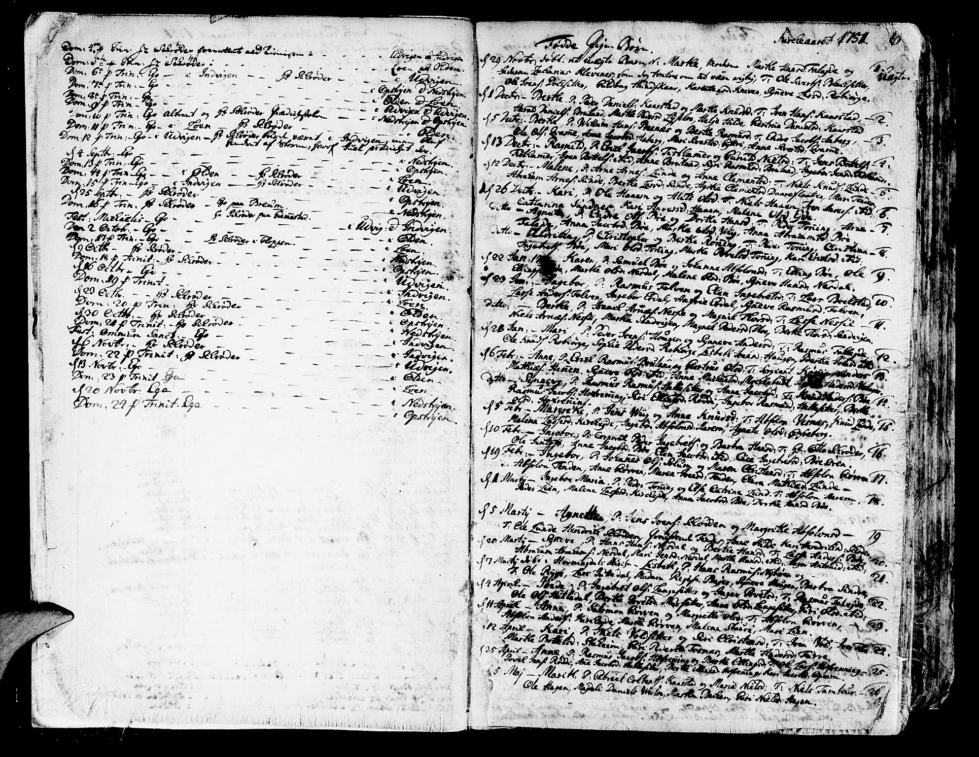 Innvik sokneprestembete, SAB/A-80501: Parish register (official) no. A 1, 1750-1816, p. 6