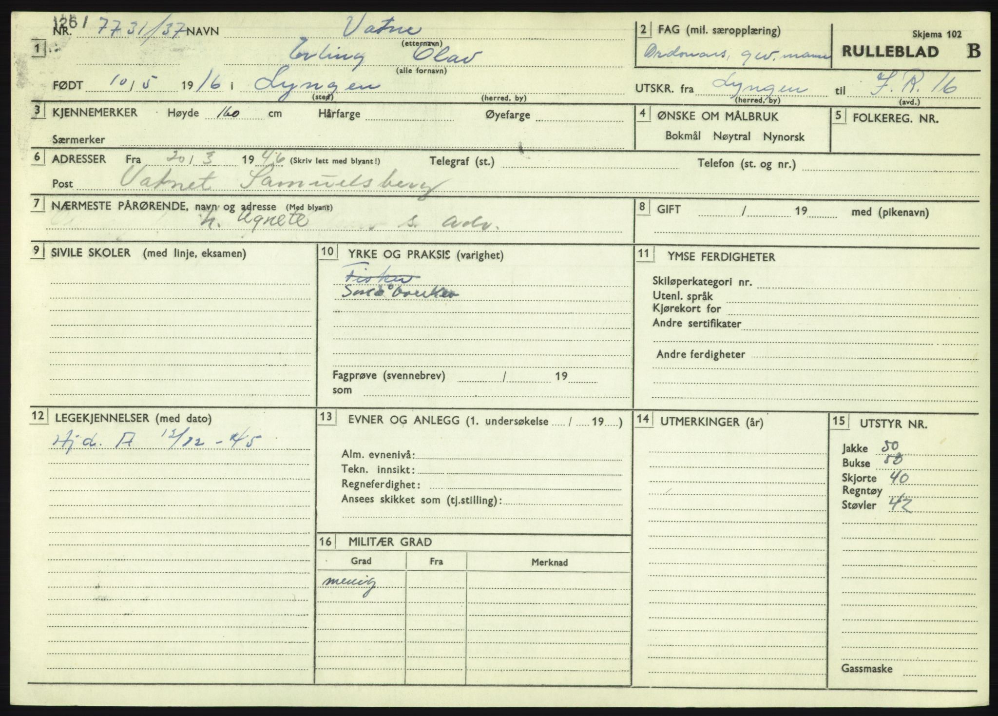 Forsvaret, Troms infanteriregiment nr. 16, AV/RA-RAFA-3146/P/Pa/L0021: Rulleblad for regimentets menige mannskaper, årsklasse 1937, 1937, p. 1207