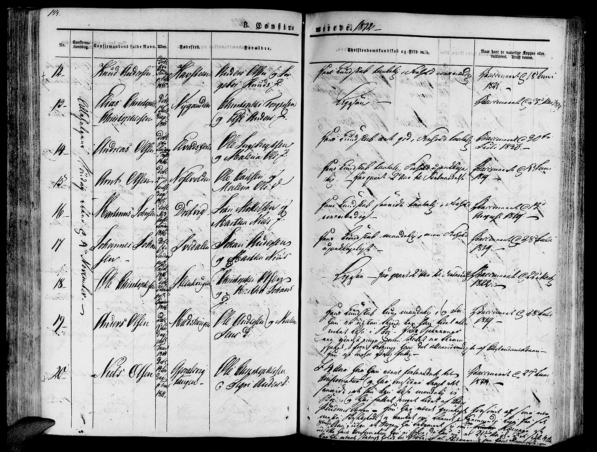 Ministerialprotokoller, klokkerbøker og fødselsregistre - Nord-Trøndelag, SAT/A-1458/701/L0006: Parish register (official) no. 701A06, 1825-1841, p. 173