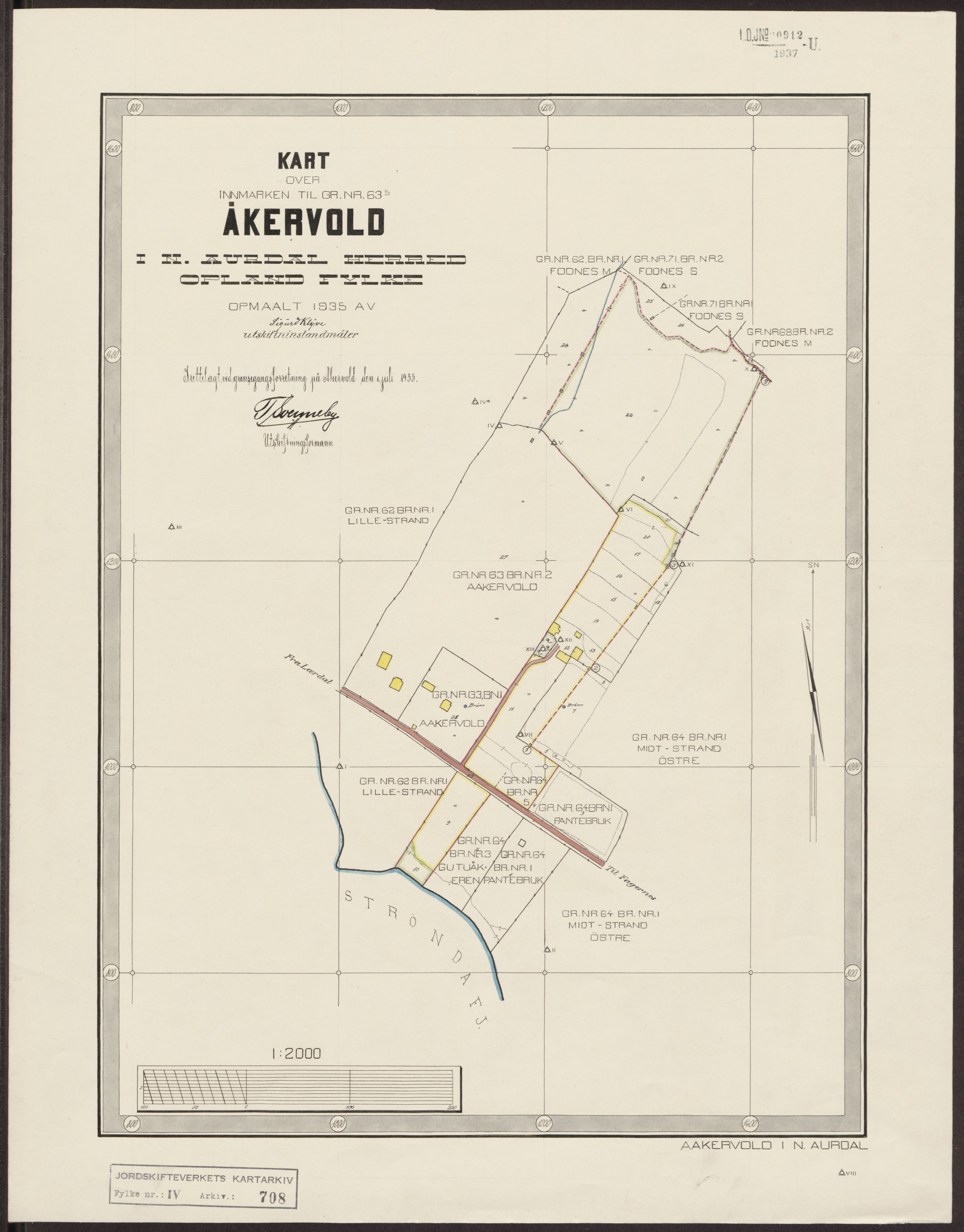 Jordskifteverkets kartarkiv, RA/S-3929/T, 1859-1988, p. 892