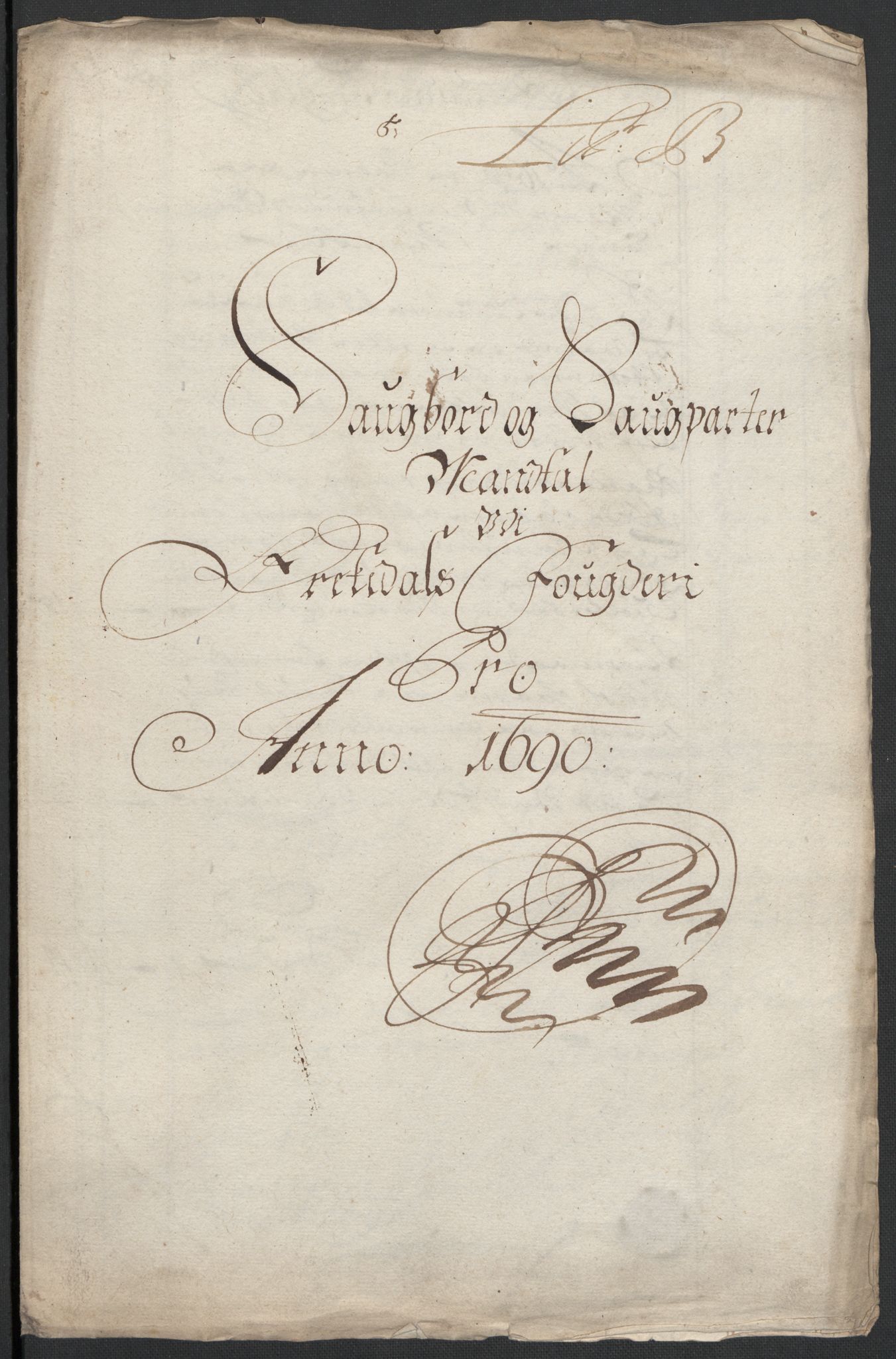 Rentekammeret inntil 1814, Reviderte regnskaper, Fogderegnskap, RA/EA-4092/R58/L3936: Fogderegnskap Orkdal, 1689-1690, p. 326