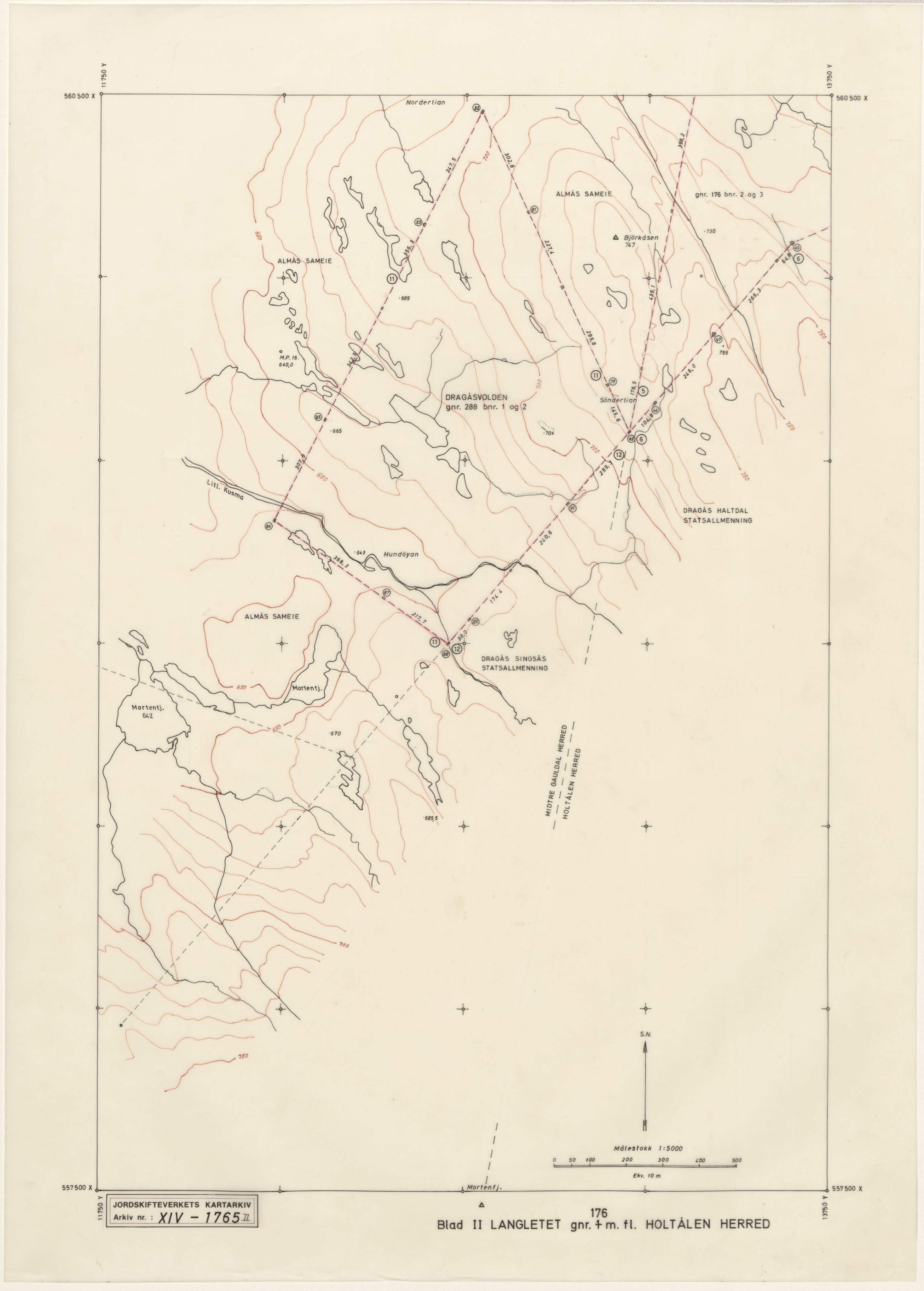 Jordskifteverkets kartarkiv, RA/S-3929/T, 1859-1988, p. 2758