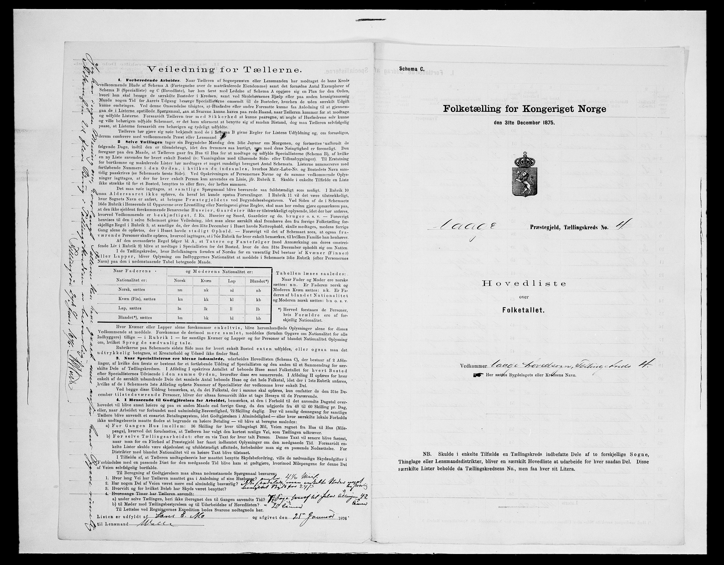 SAH, 1875 census for 0515P Vågå, 1875, p. 40