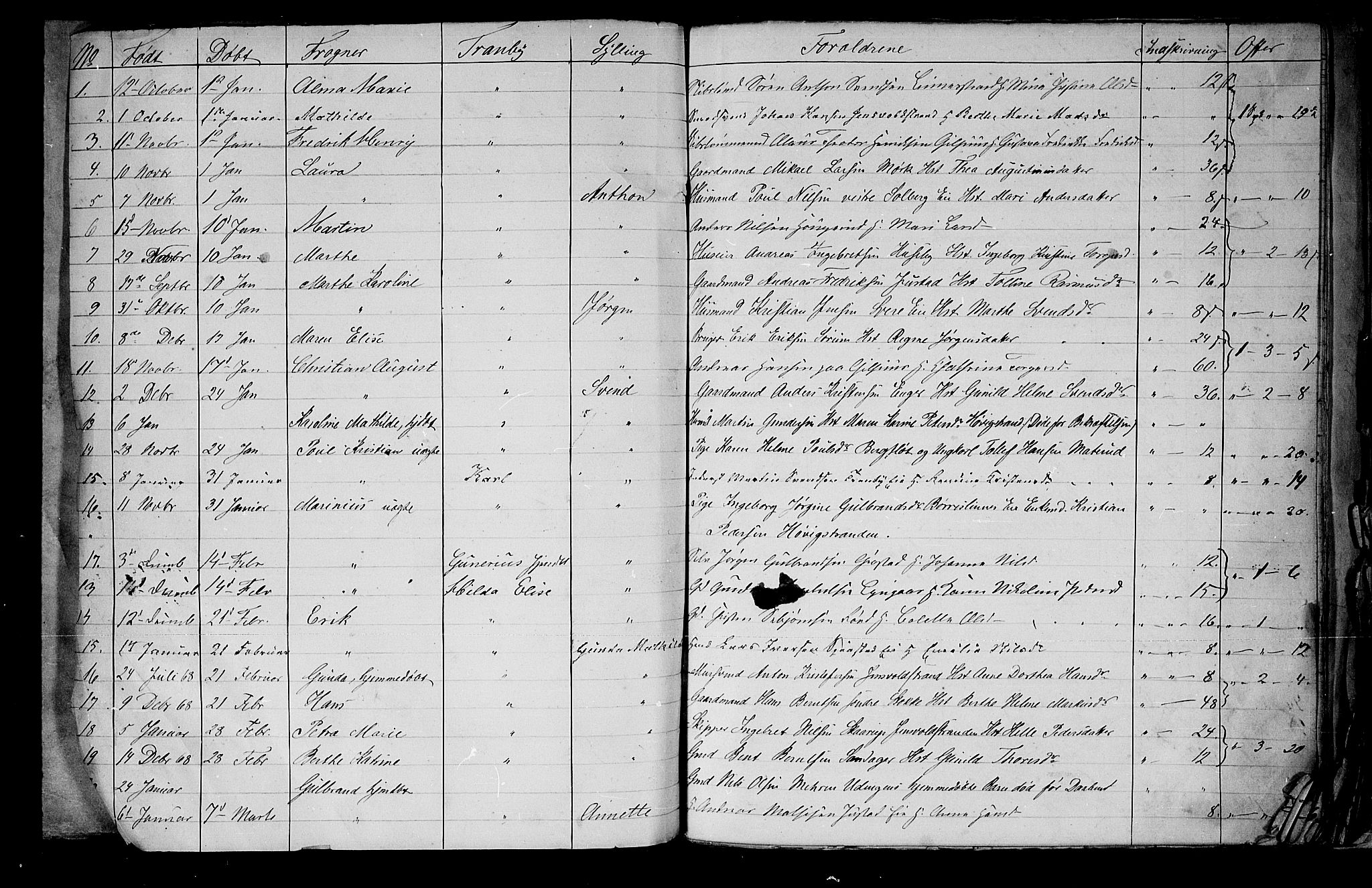 Lier kirkebøker, AV/SAKO-A-230/G/Ga/L0003: Parish register (copy) no. I 3, 1861-1873