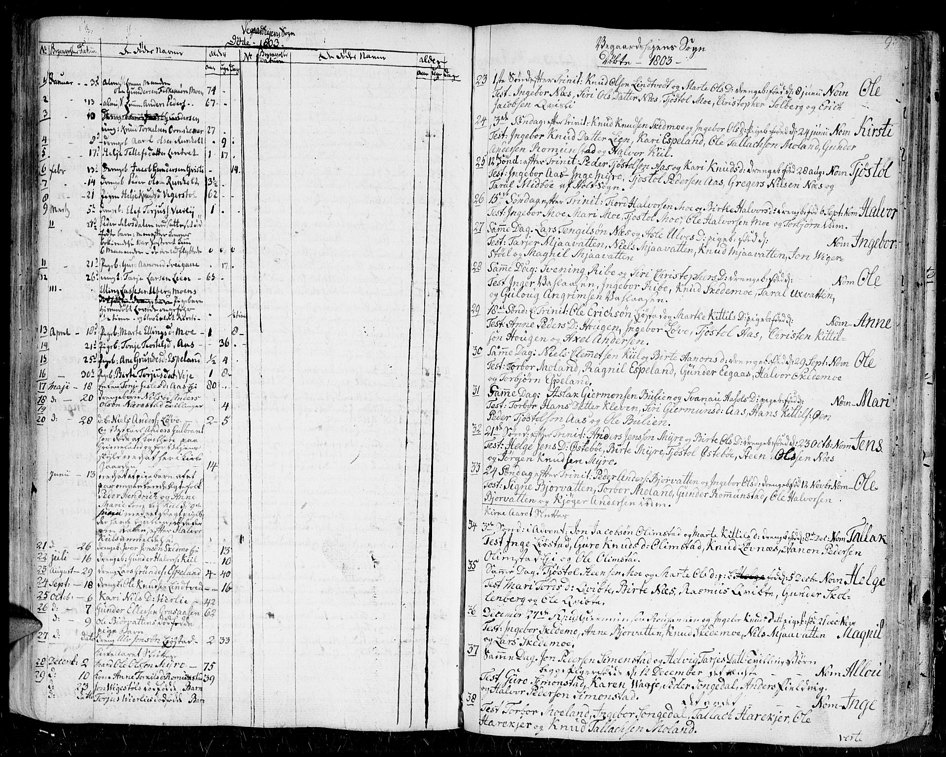 Gjerstad sokneprestkontor, AV/SAK-1111-0014/F/Fa/Faa/L0003: Parish register (official) no. A 3, 1780-1815, p. 93