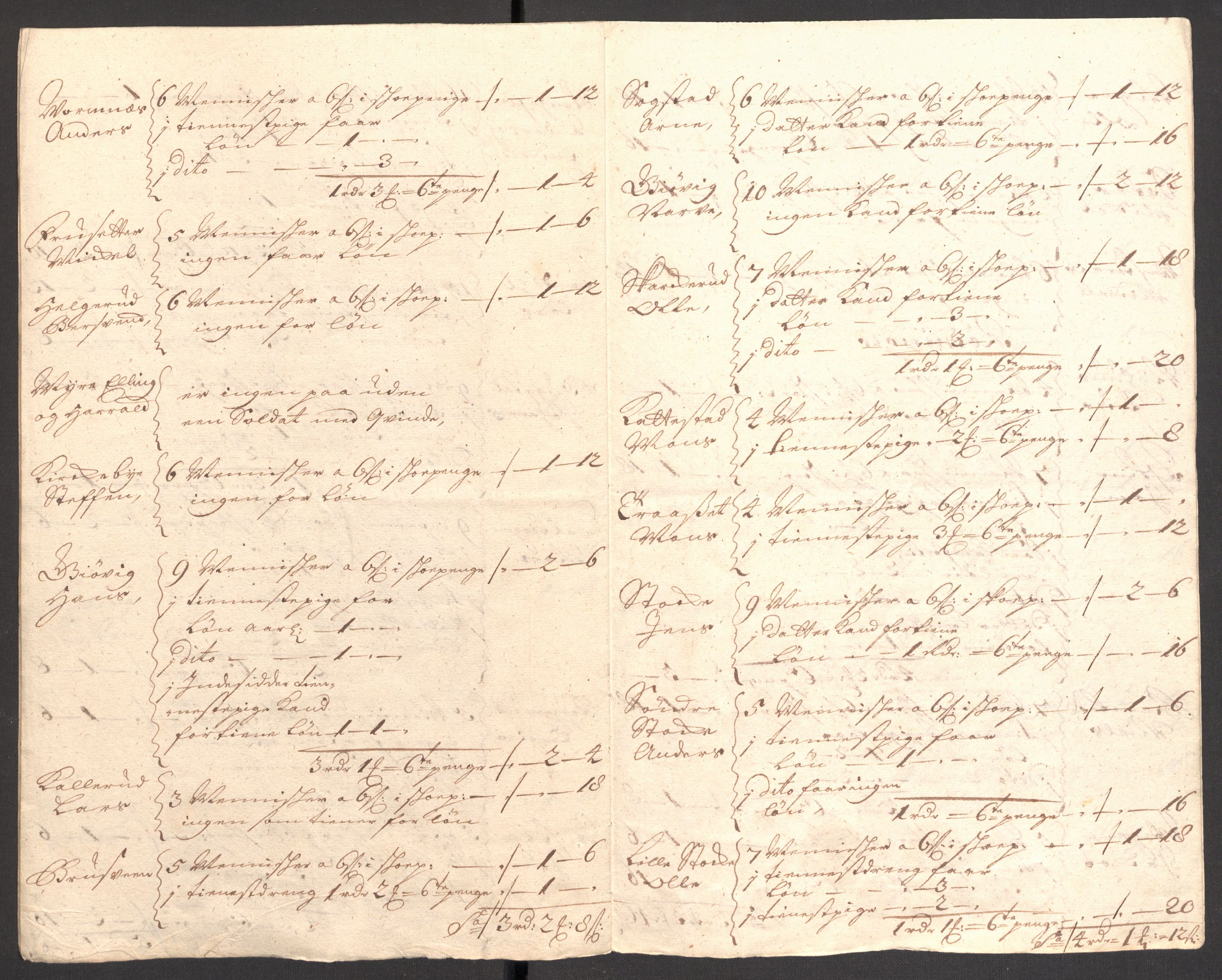 Rentekammeret inntil 1814, Reviderte regnskaper, Fogderegnskap, AV/RA-EA-4092/R18/L1308: Fogderegnskap Hadeland, Toten og Valdres, 1711, p. 262