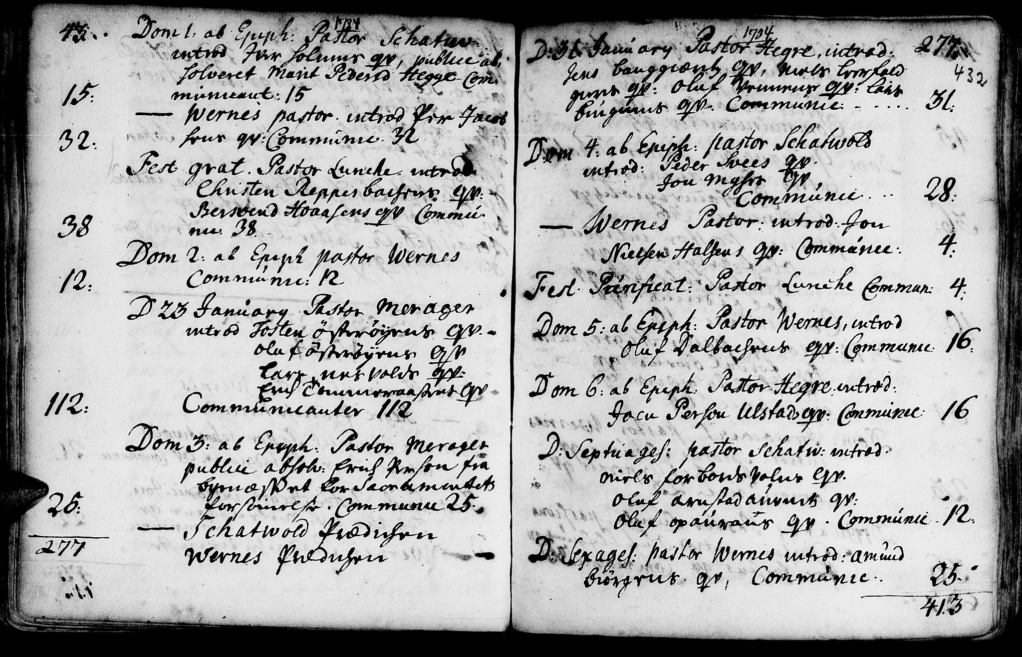 Ministerialprotokoller, klokkerbøker og fødselsregistre - Nord-Trøndelag, SAT/A-1458/709/L0054: Parish register (official) no. 709A02, 1714-1738, p. 431-432