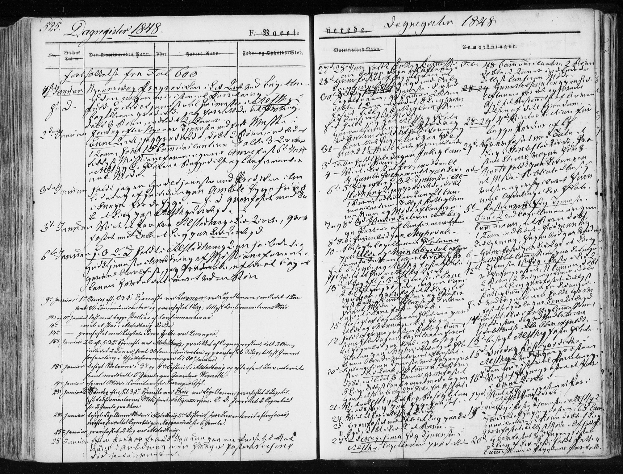 Ministerialprotokoller, klokkerbøker og fødselsregistre - Nord-Trøndelag, SAT/A-1458/717/L0154: Parish register (official) no. 717A06 /1, 1836-1849, p. 525