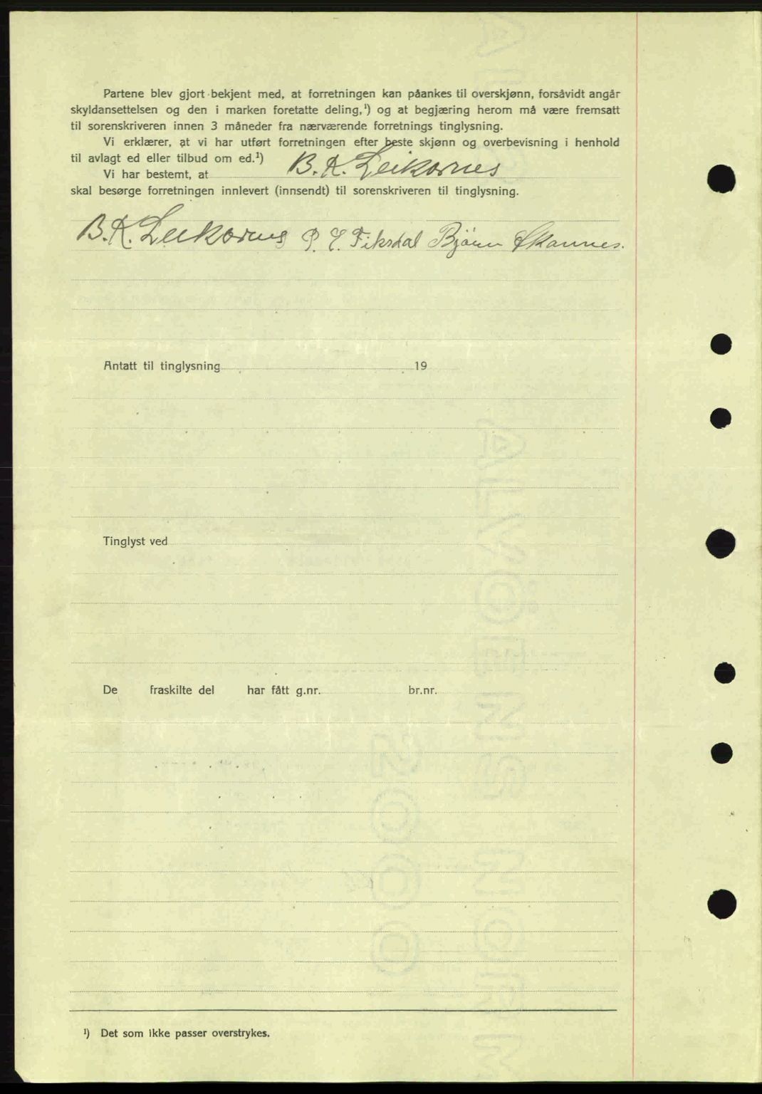 Romsdal sorenskriveri, AV/SAT-A-4149/1/2/2C: Mortgage book no. A1, 1936-1936, Diary no: : 165/1936