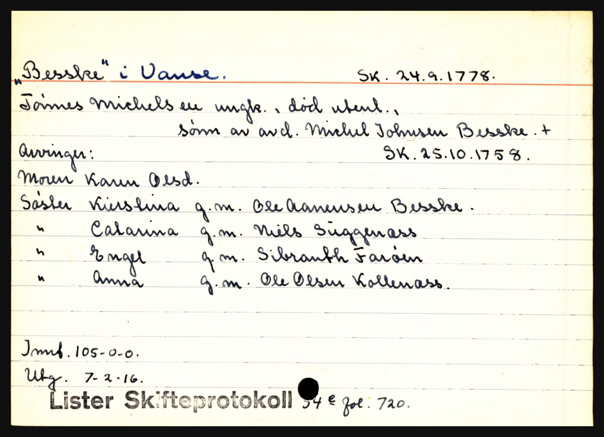Lister sorenskriveri, AV/SAK-1221-0003/H, p. 1091