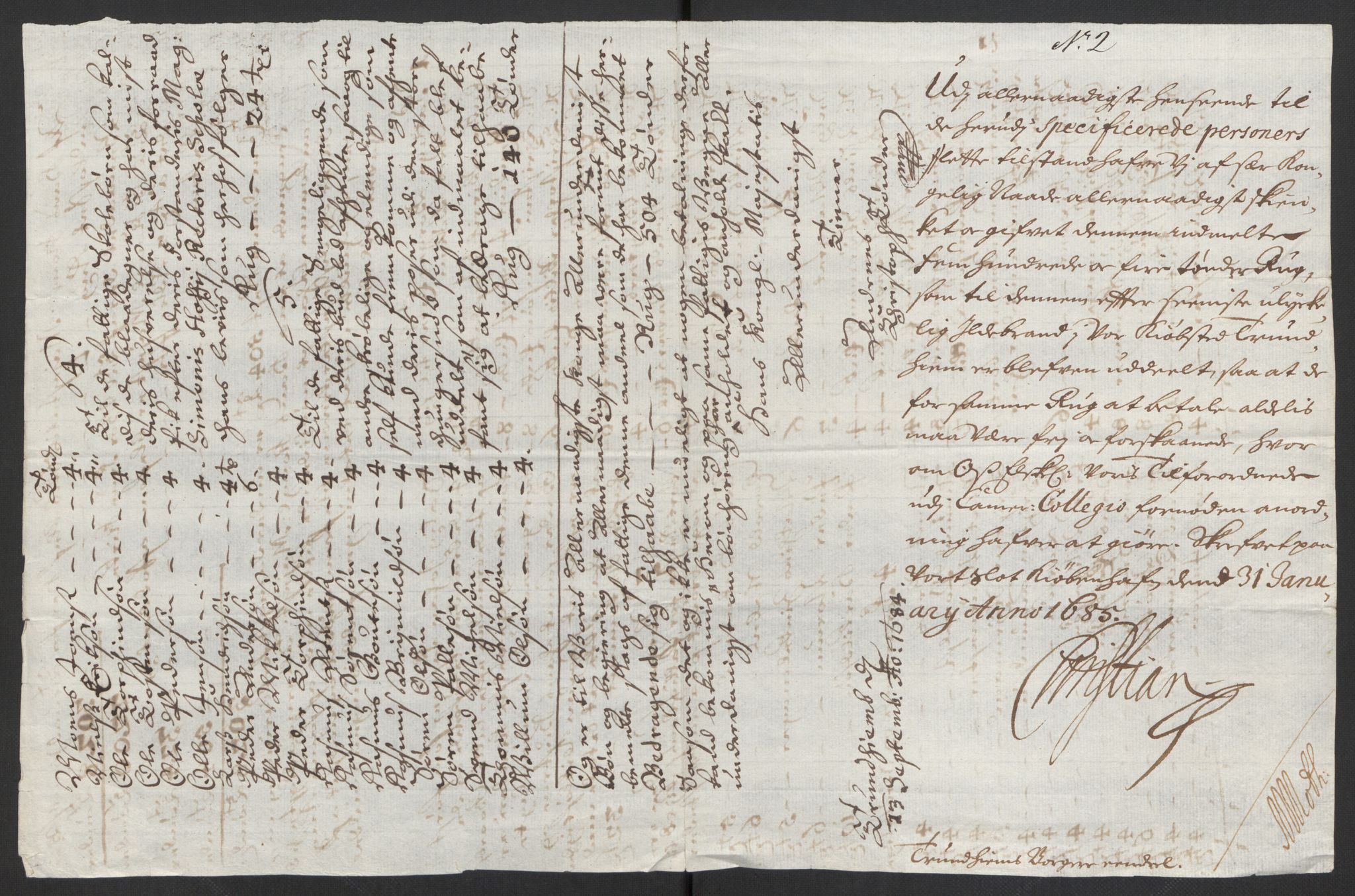 Rentekammeret inntil 1814, Reviderte regnskaper, Byregnskaper, AV/RA-EA-4066/R/Rs/L0504: [S1] Kontribusjonsregnskap, 1631-1684, p. 353