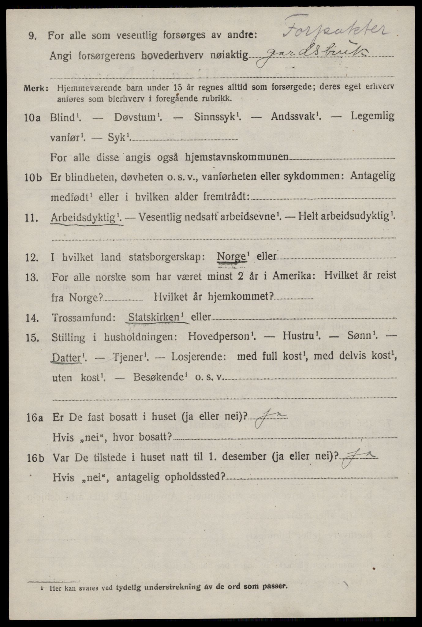 SAST, 1920 census for Skåre, 1920, p. 7863