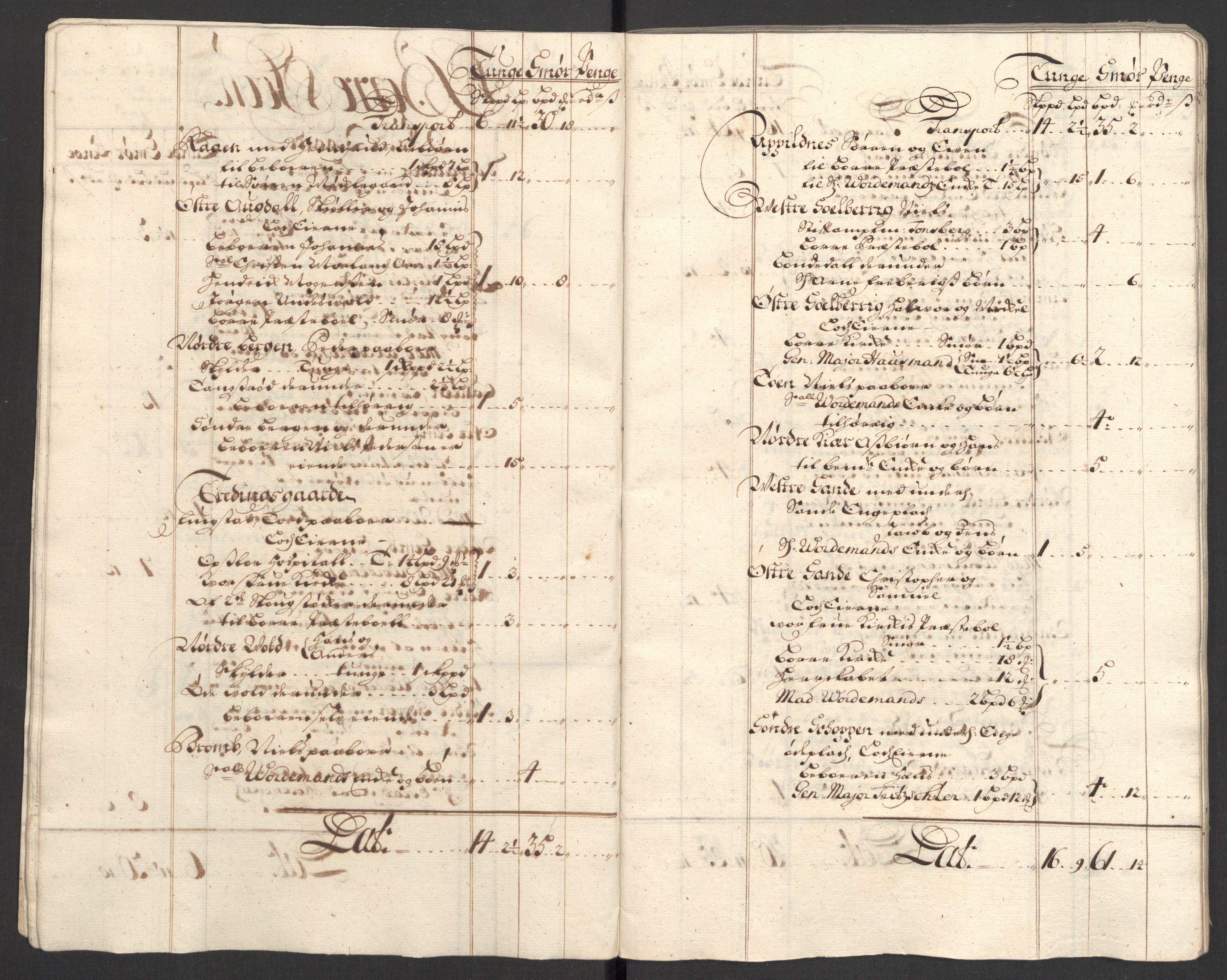 Rentekammeret inntil 1814, Reviderte regnskaper, Fogderegnskap, AV/RA-EA-4092/R32/L1872: Fogderegnskap Jarlsberg grevskap, 1706-1707, p. 32