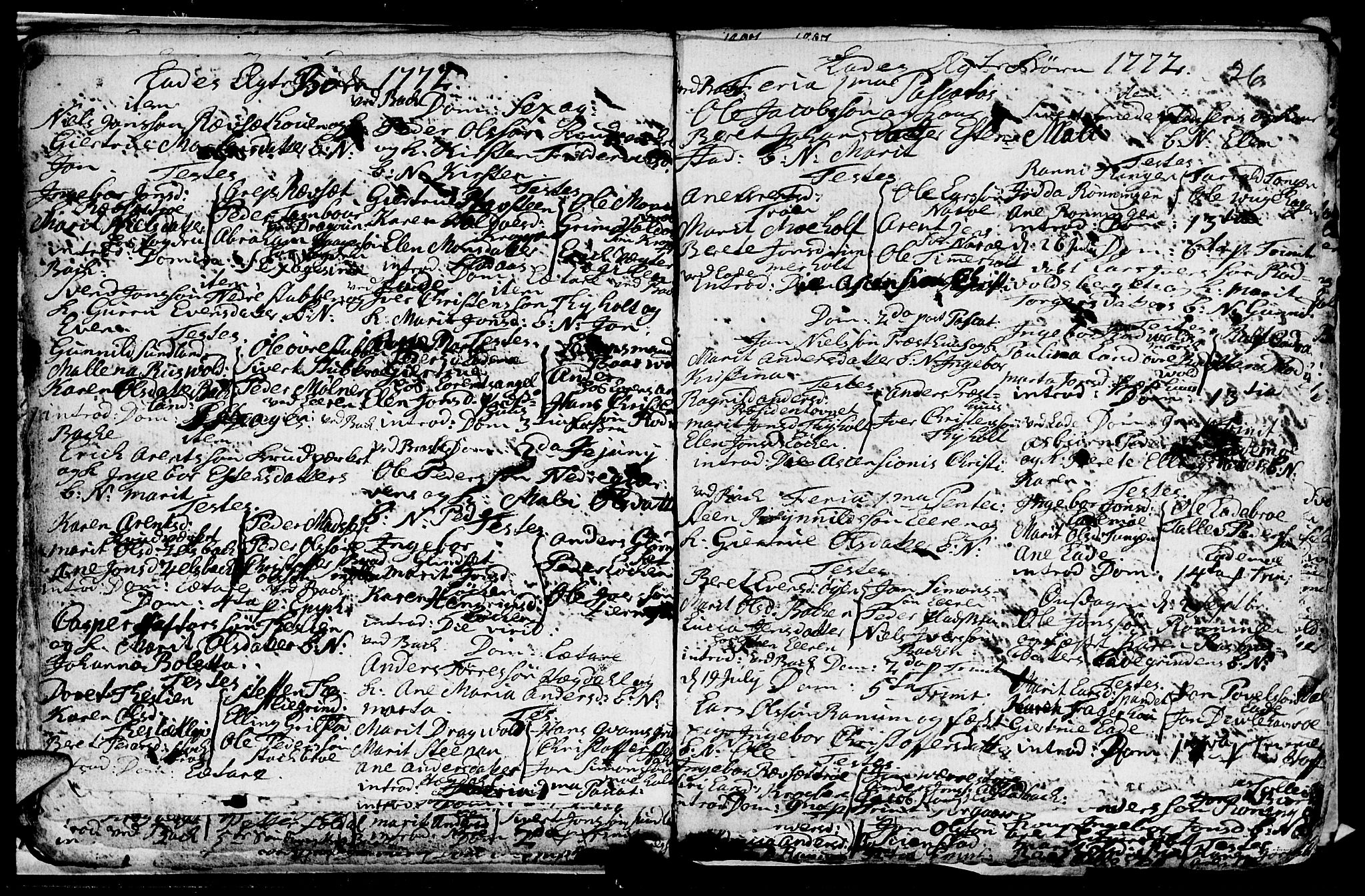Ministerialprotokoller, klokkerbøker og fødselsregistre - Sør-Trøndelag, SAT/A-1456/606/L0305: Parish register (copy) no. 606C01, 1757-1819, p. 26
