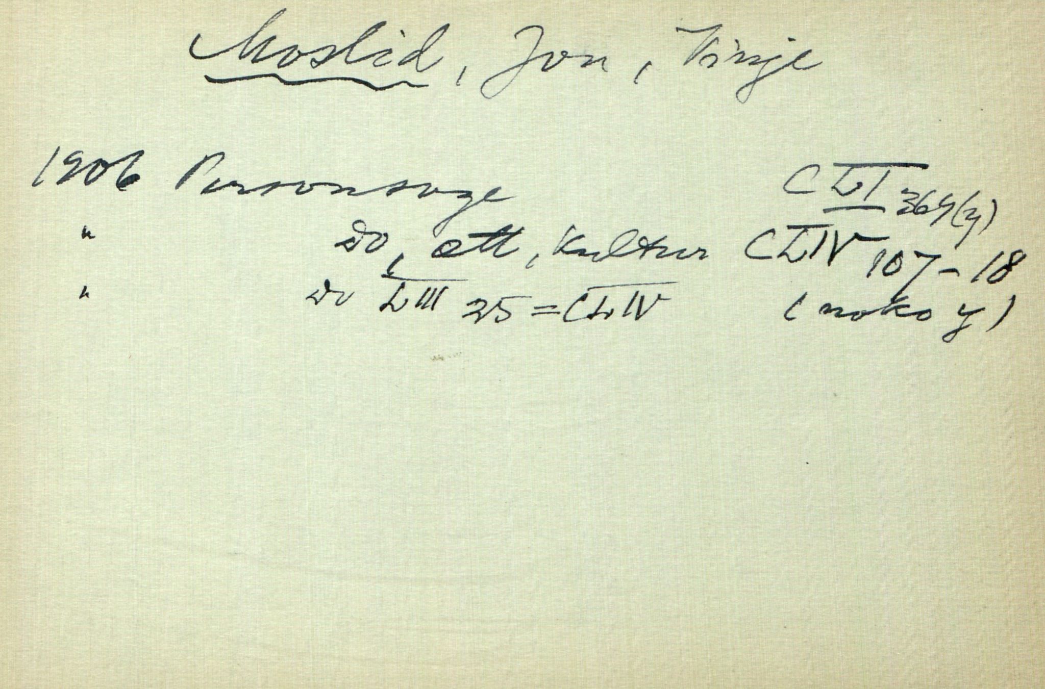 Rikard Berge, TEMU/TGM-A-1003/I/L0013: Personregister- M, 1910-1950