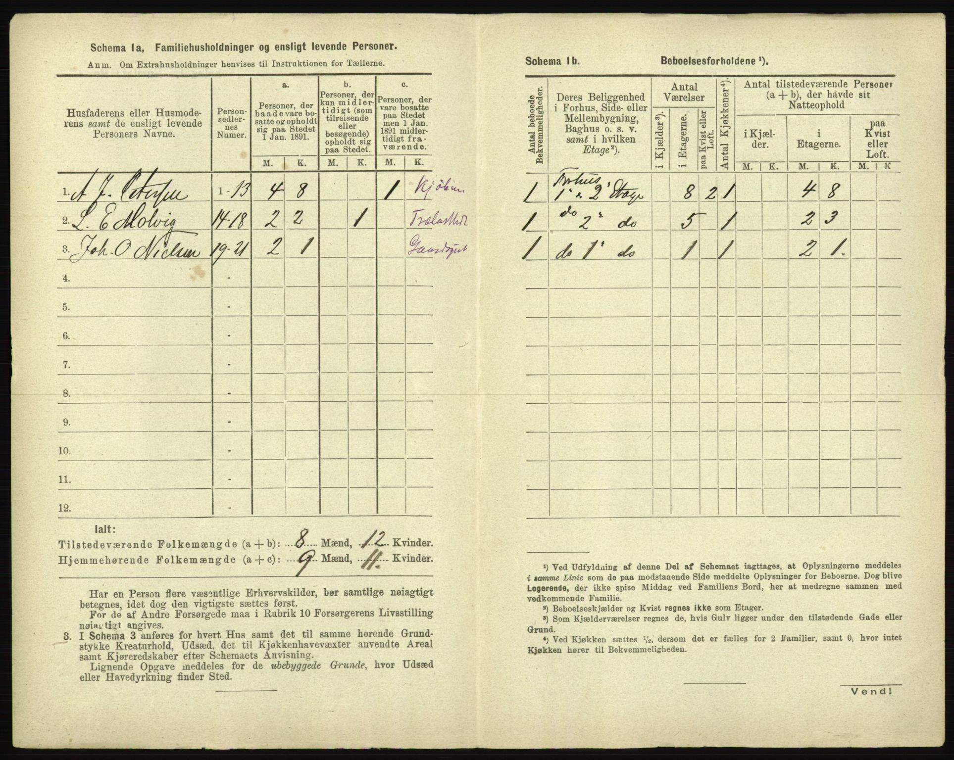 RA, 1891 census for 0101 Fredrikshald, 1891, p. 359