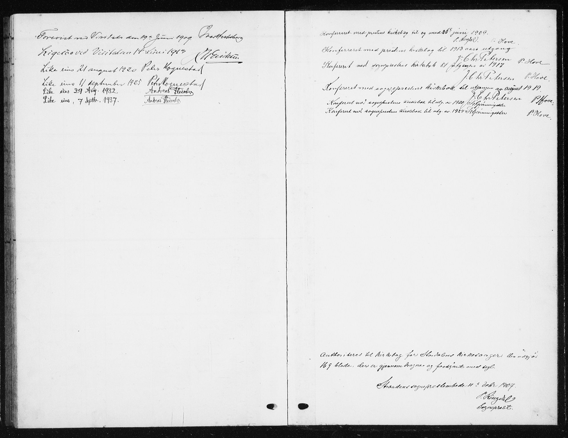 Ministerialprotokoller, klokkerbøker og fødselsregistre - Møre og Romsdal, SAT/A-1454/521/L0303: Parish register (copy) no. 521C04, 1908-1943