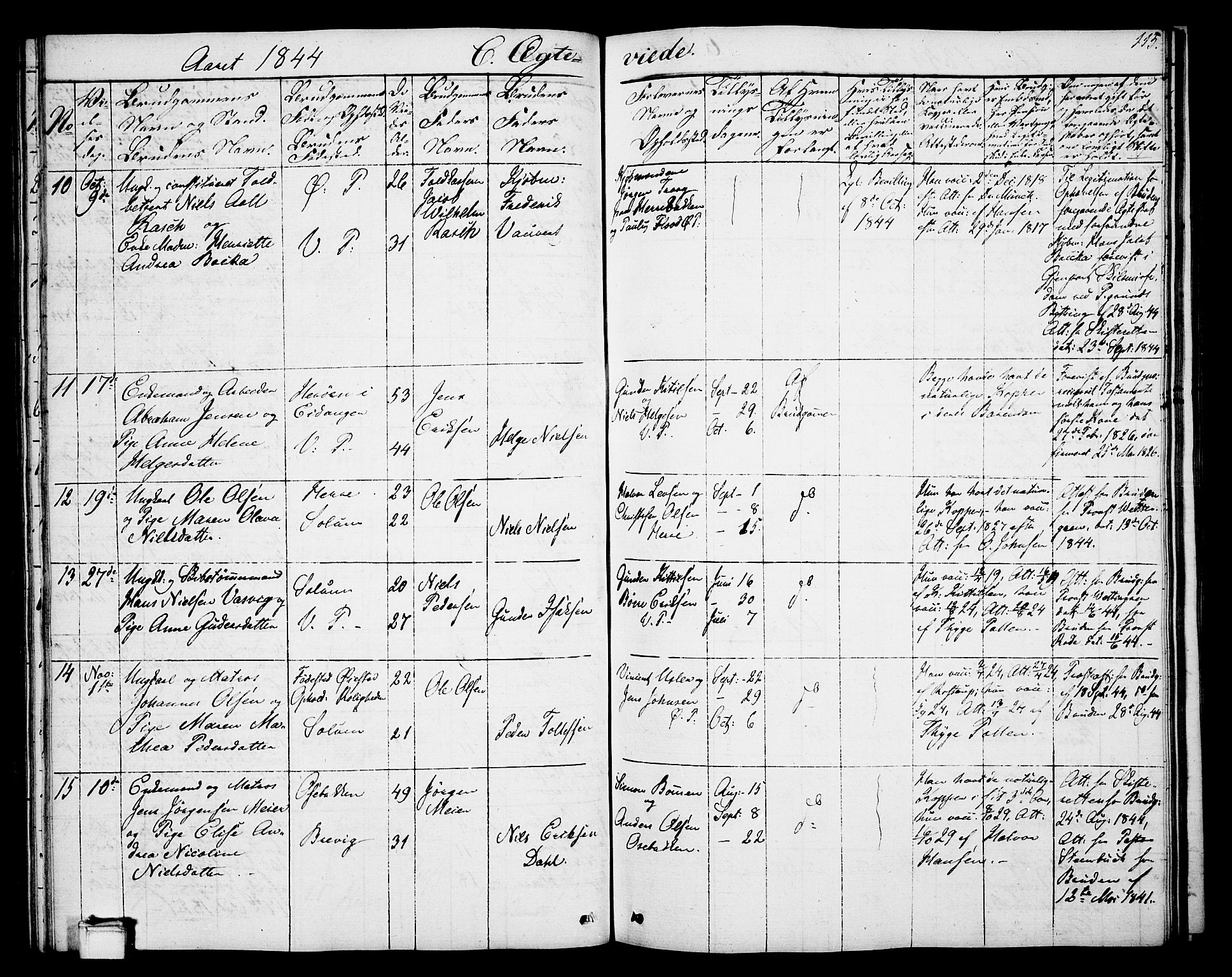 Porsgrunn kirkebøker , SAKO/A-104/G/Gb/L0003: Parish register (copy) no. II 3, 1841-1852, p. 115