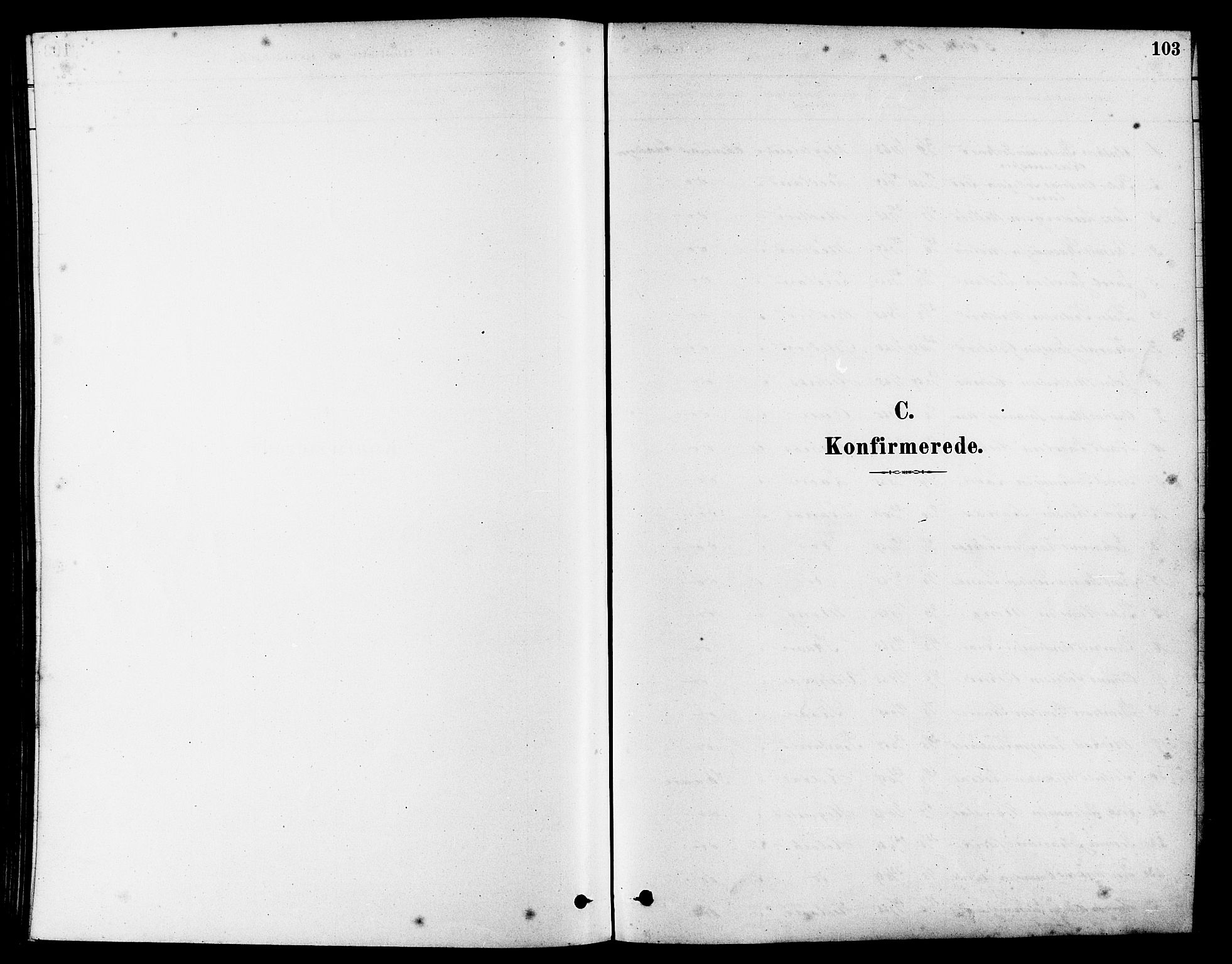 Eigersund sokneprestkontor, SAST/A-101807/S08/L0017: Parish register (official) no. A 14, 1879-1892, p. 103