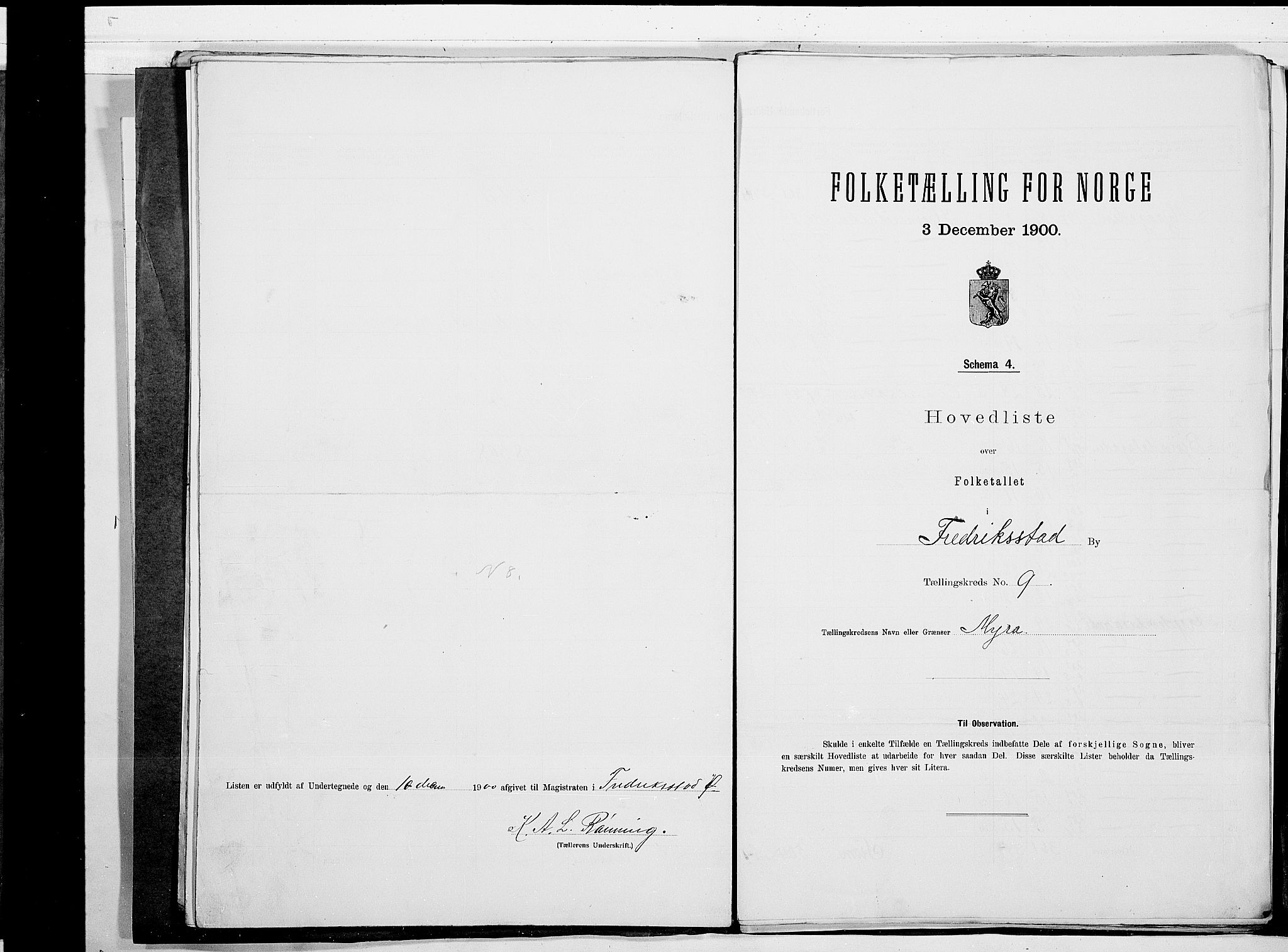 SAO, 1900 census for Fredrikstad, 1900, p. 20