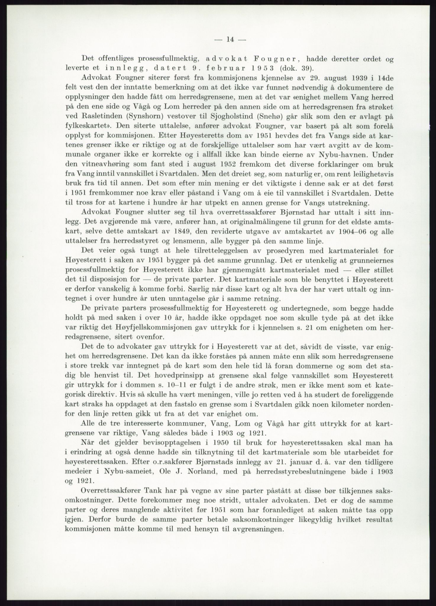 Høyfjellskommisjonen, AV/RA-S-1546/X/Xa/L0001: Nr. 1-33, 1909-1953, p. 6218