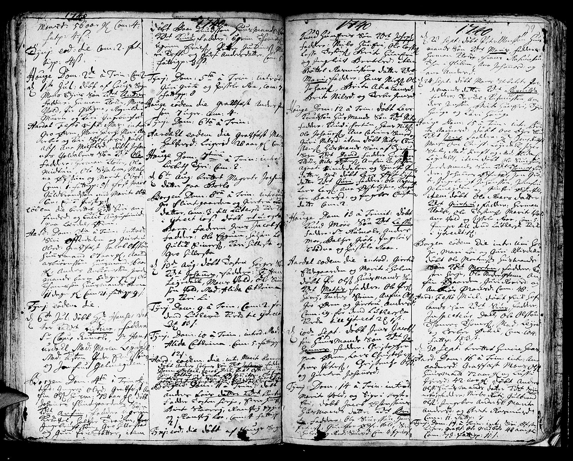 Lærdal sokneprestembete, SAB/A-81201: Parish register (official) no. A 1, 1711-1752, p. 79