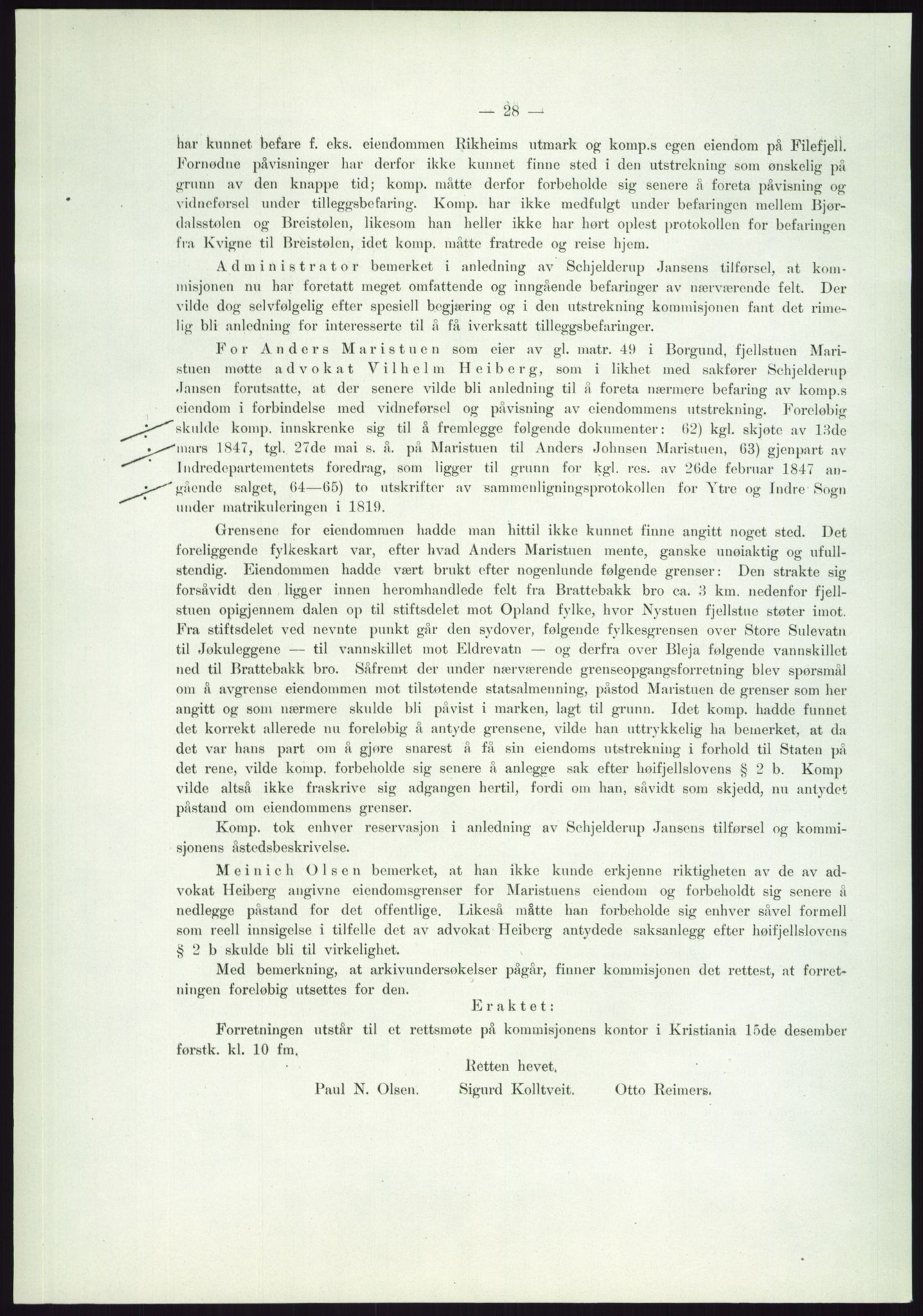 Høyfjellskommisjonen, AV/RA-S-1546/X/Xa/L0001: Nr. 1-33, 1909-1953, p. 3021