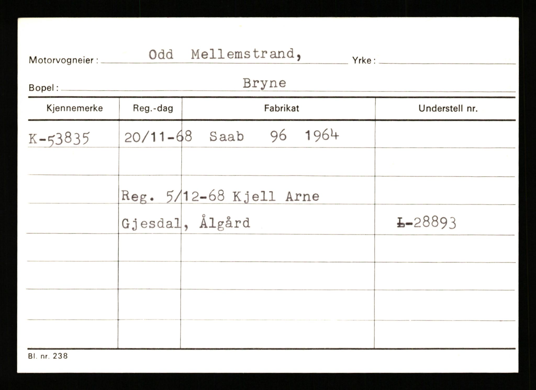 Stavanger trafikkstasjon, SAST/A-101942/0/G/L0007: Registreringsnummer: 49019 - 67460, 1930-1971, p. 1283