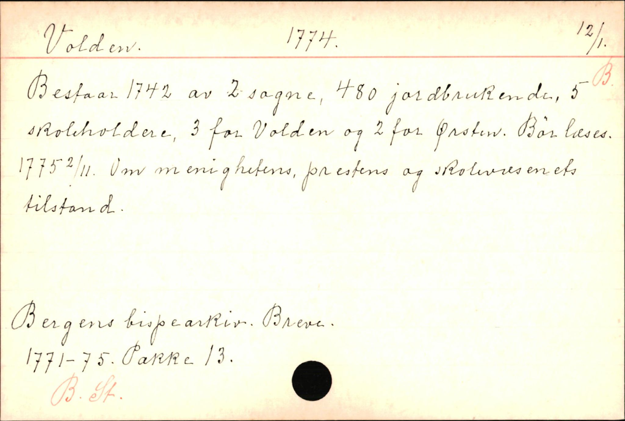 Haugen, Johannes - lærer, AV/SAB-SAB/PA-0036/01/L0001: Om klokkere og lærere, 1521-1904, p. 10684