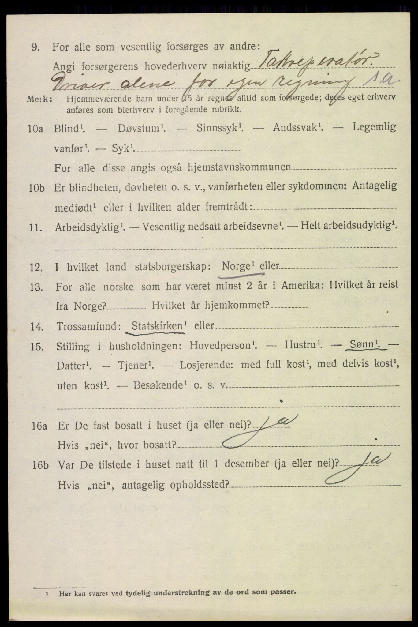 SAH, 1920 census for Biri, 1920, p. 5472