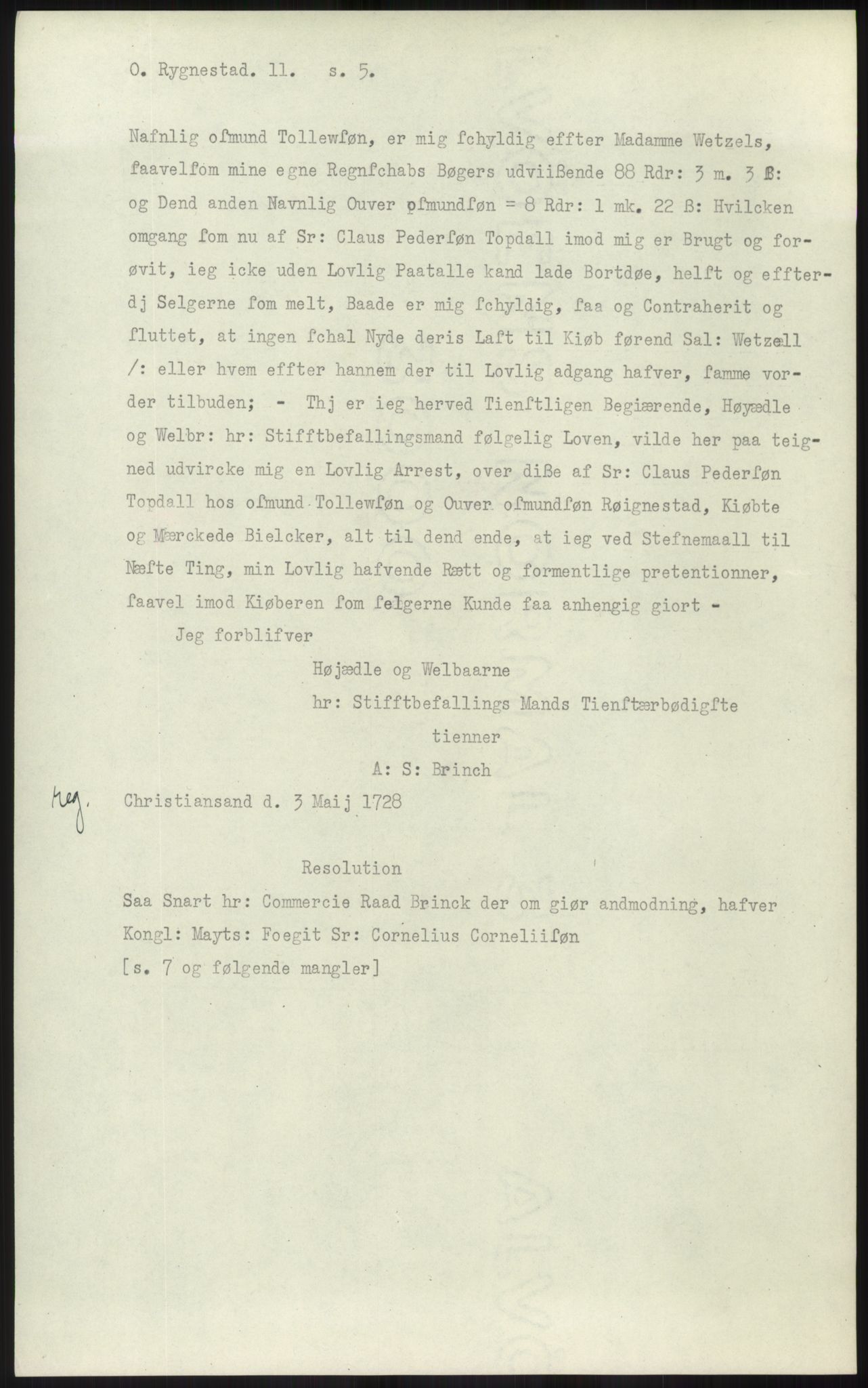 Samlinger til kildeutgivelse, Diplomavskriftsamlingen, AV/RA-EA-4053/H/Ha, p. 1739