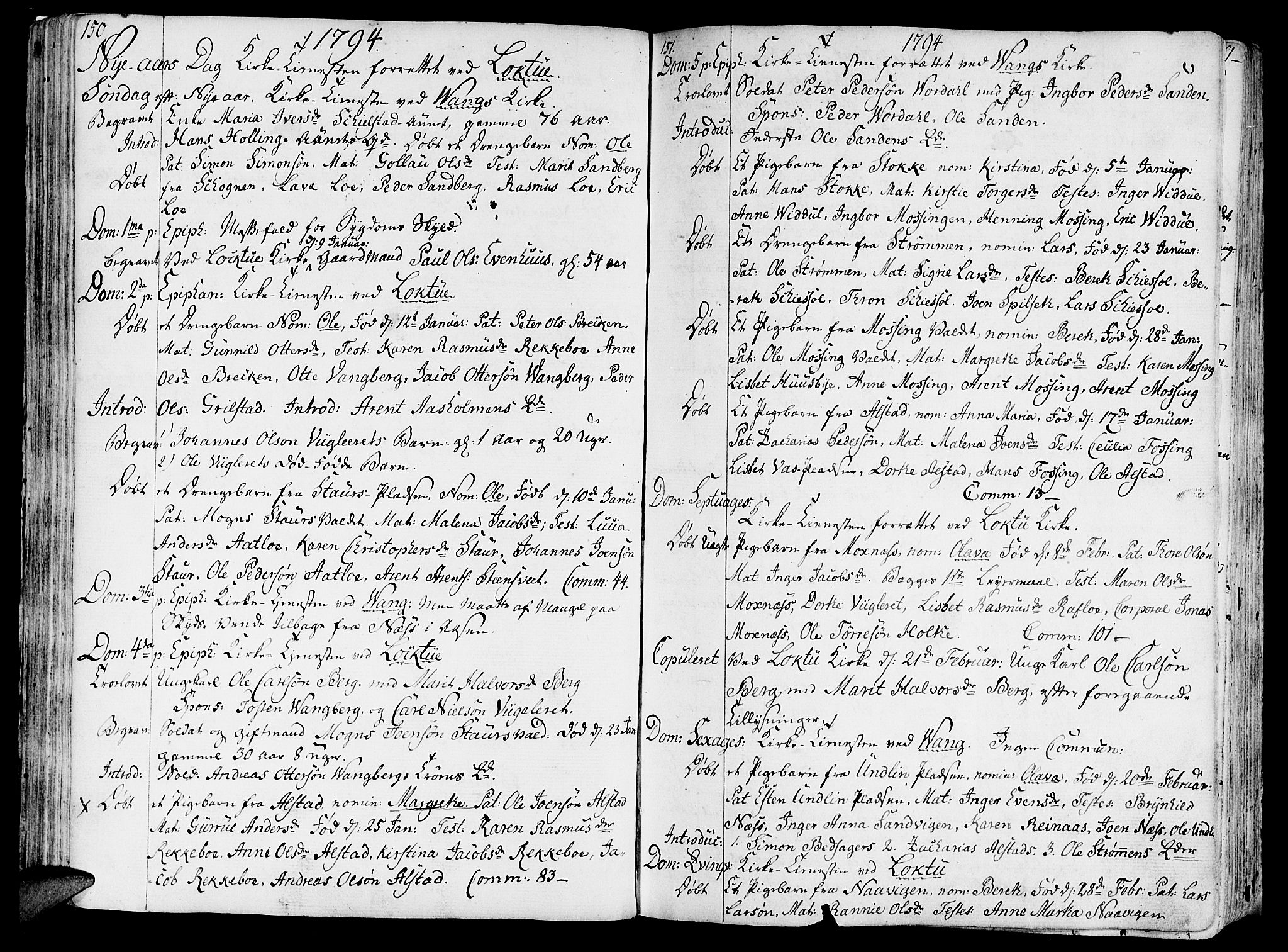 Ministerialprotokoller, klokkerbøker og fødselsregistre - Nord-Trøndelag, AV/SAT-A-1458/713/L0110: Parish register (official) no. 713A02, 1778-1811, p. 150-151