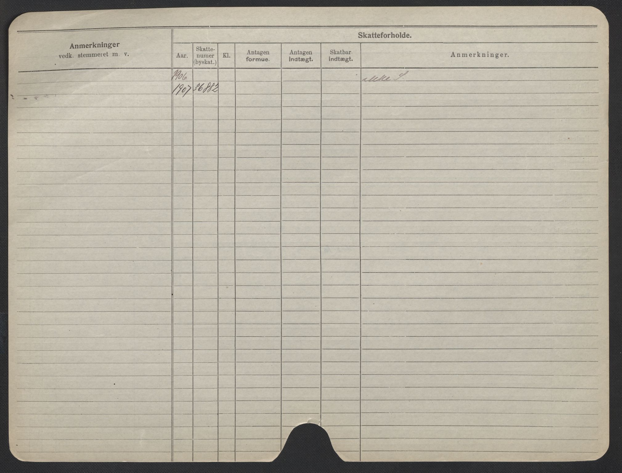 Oslo folkeregister, Registerkort, AV/SAO-A-11715/F/Fa/Fac/L0019: Kvinner, 1906-1914, p. 101b