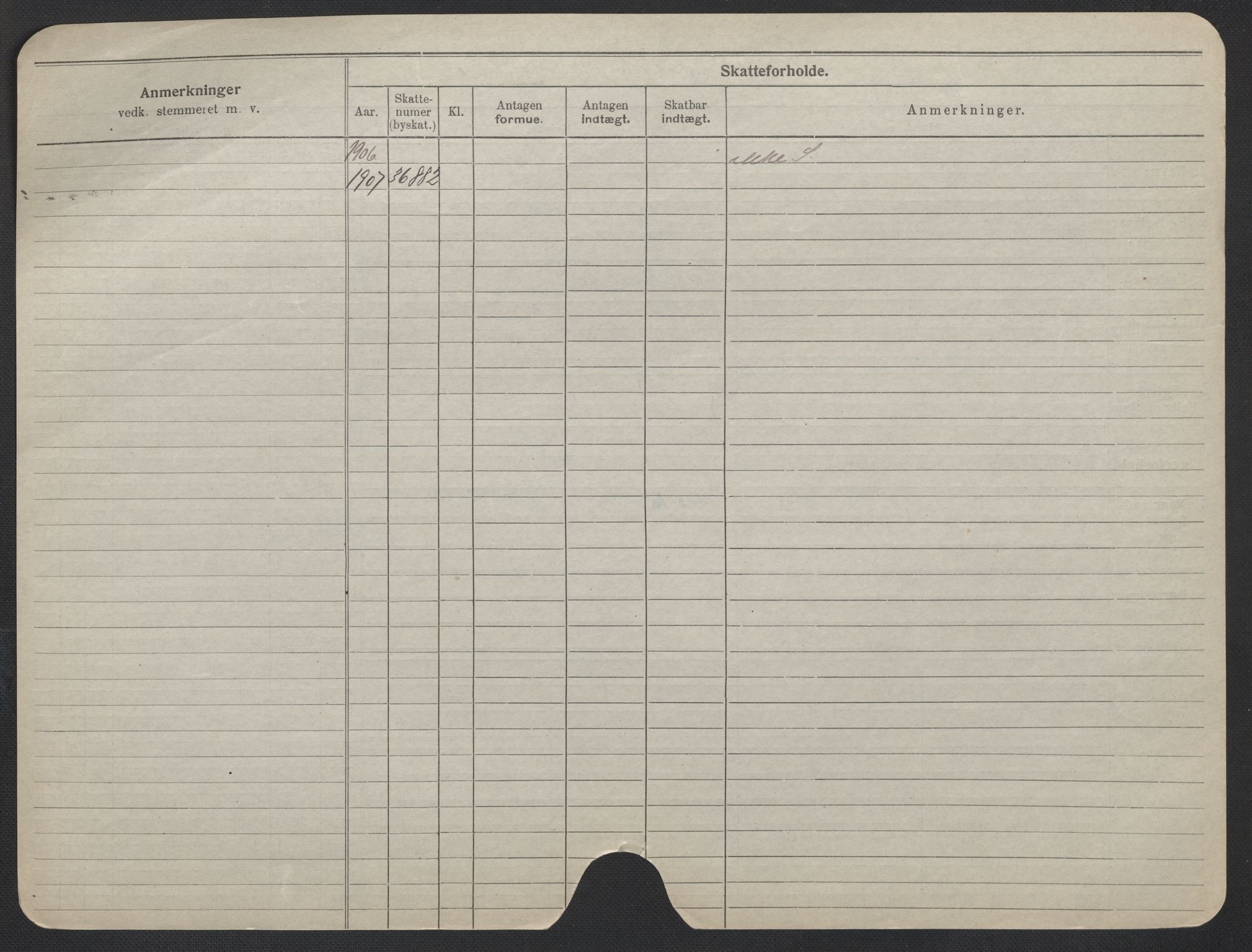 Oslo folkeregister, Registerkort, SAO/A-11715/F/Fa/Fac/L0019: Kvinner, 1906-1914, p. 101b