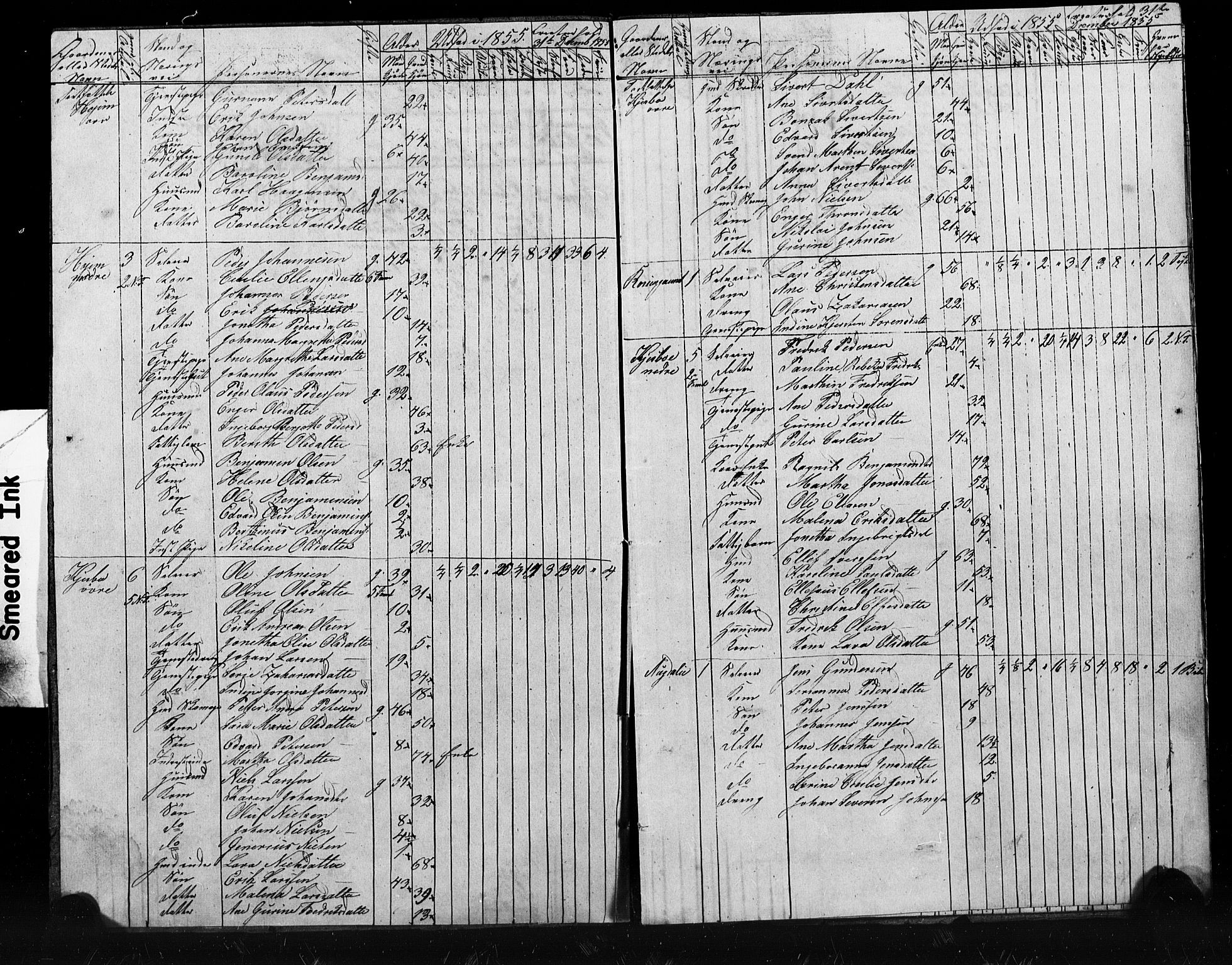 , Census 1855 for Skogn, 1855, p. 33