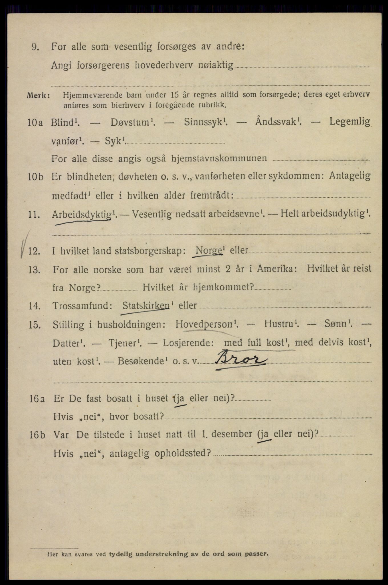 SAO, 1920 census for Kristiania, 1920, p. 567418