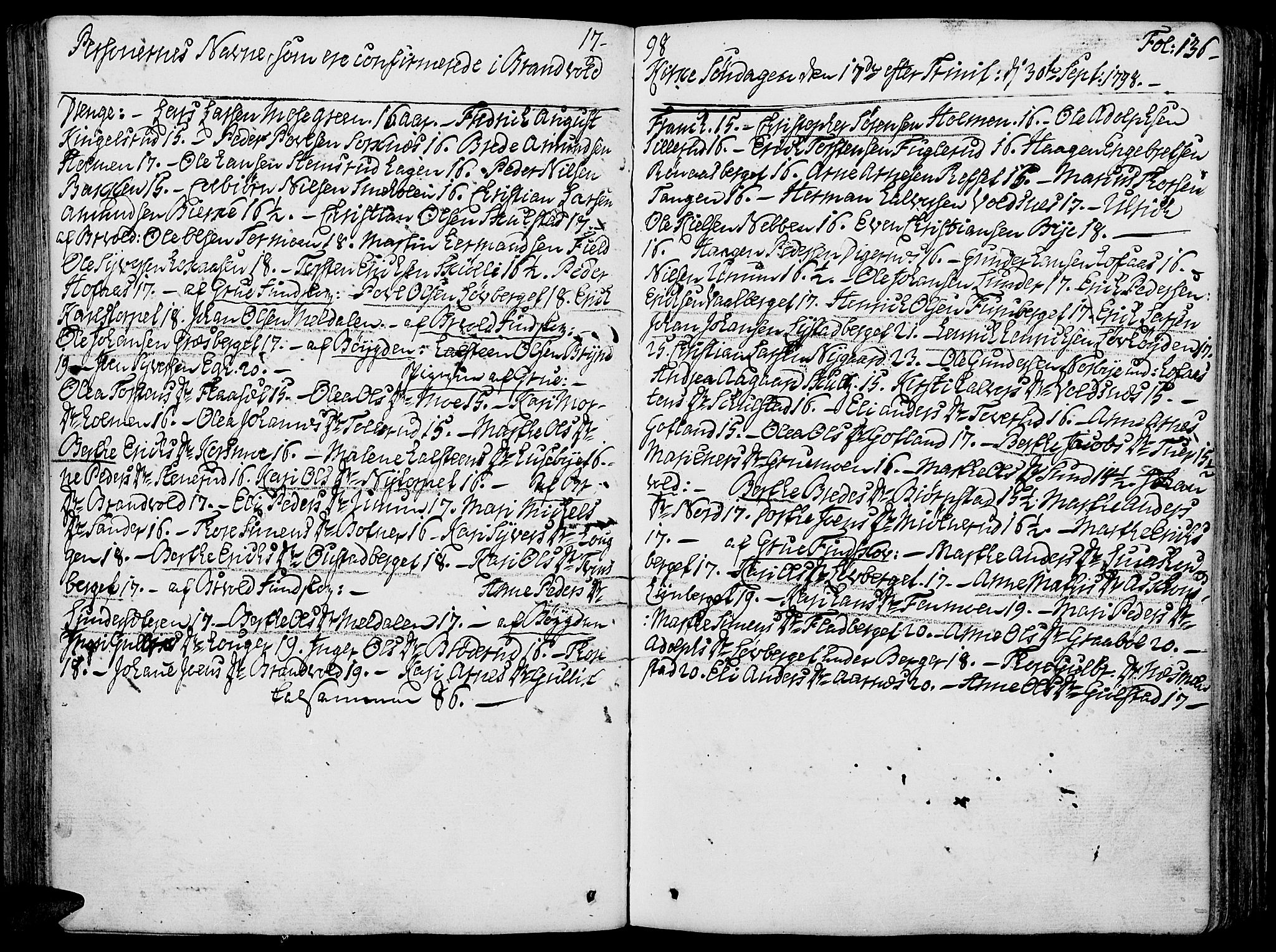 Grue prestekontor, SAH/PREST-036/H/Ha/Haa/L0004: Parish register (official) no. 4, 1792-1805, p. 136