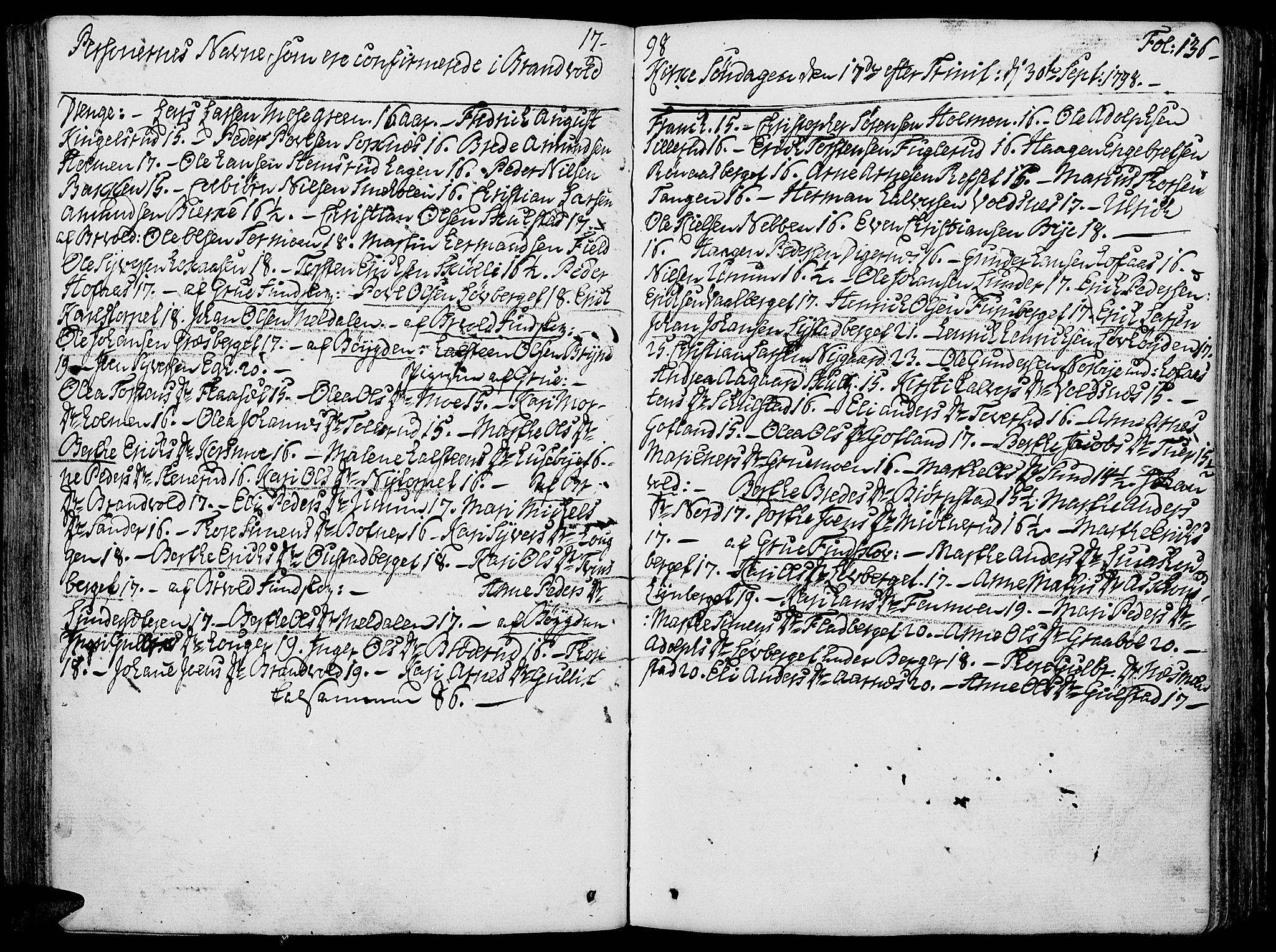 Grue prestekontor, AV/SAH-PREST-036/H/Ha/Haa/L0004: Parish register (official) no. 4, 1792-1805, p. 136